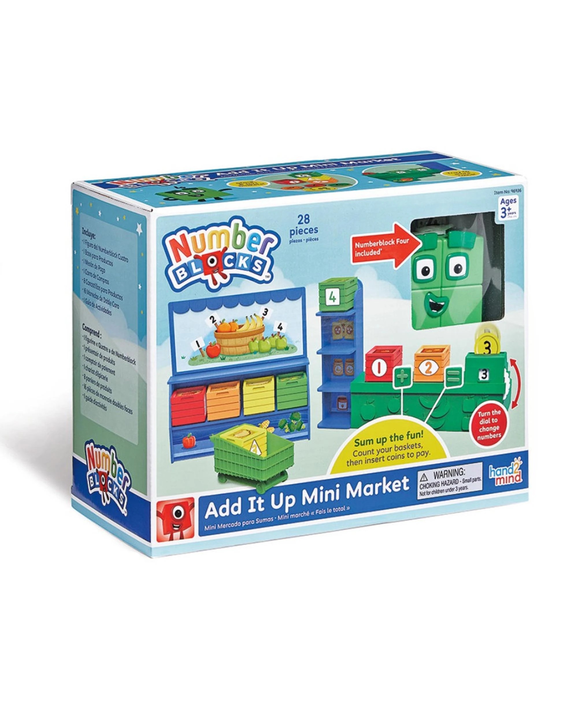 1 Numberblocks Add It Up Mini Market Figure Playset, 1 of 3