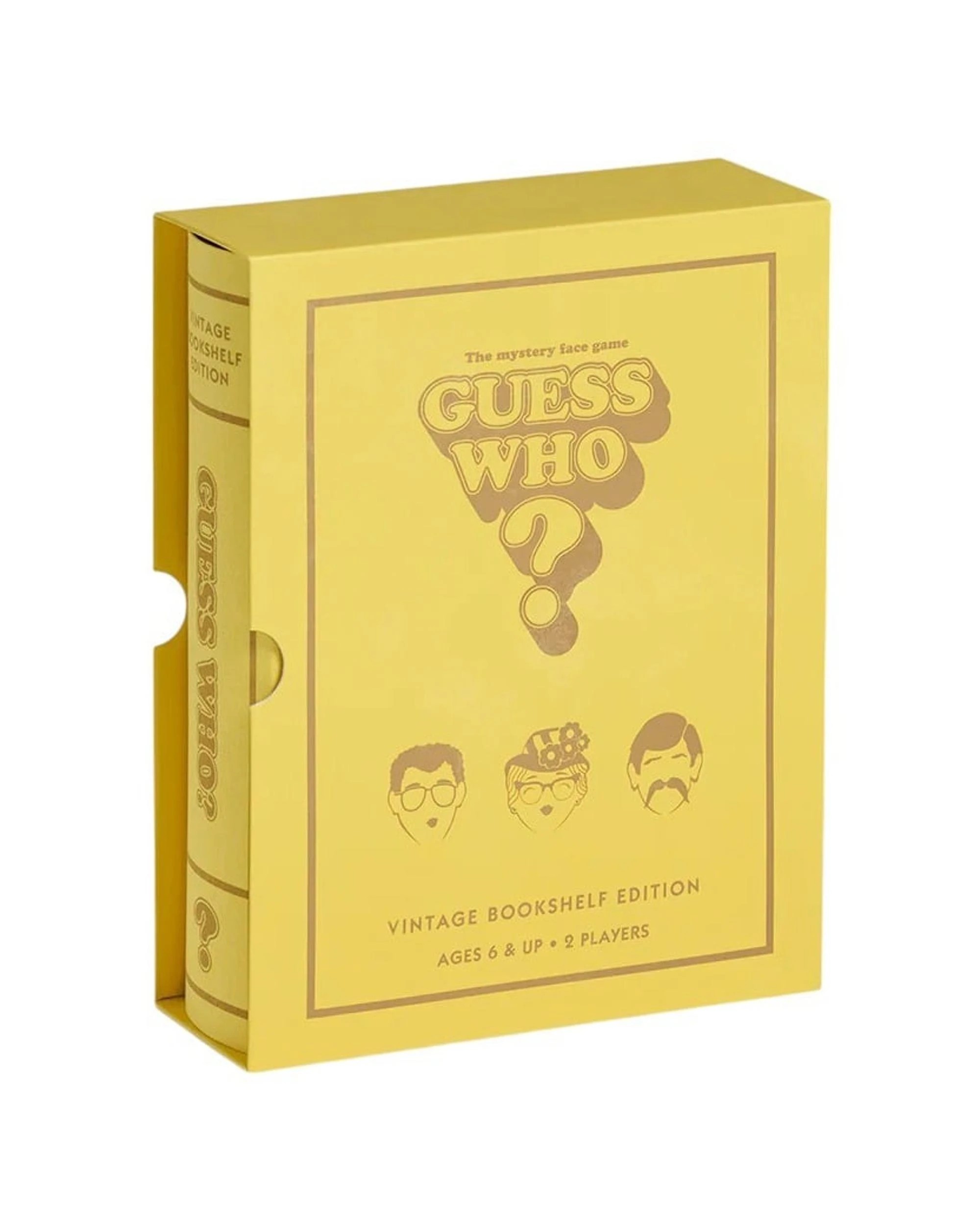 1 Guess Who Vintage Bookshelf Edition Board Game, 1 of 6