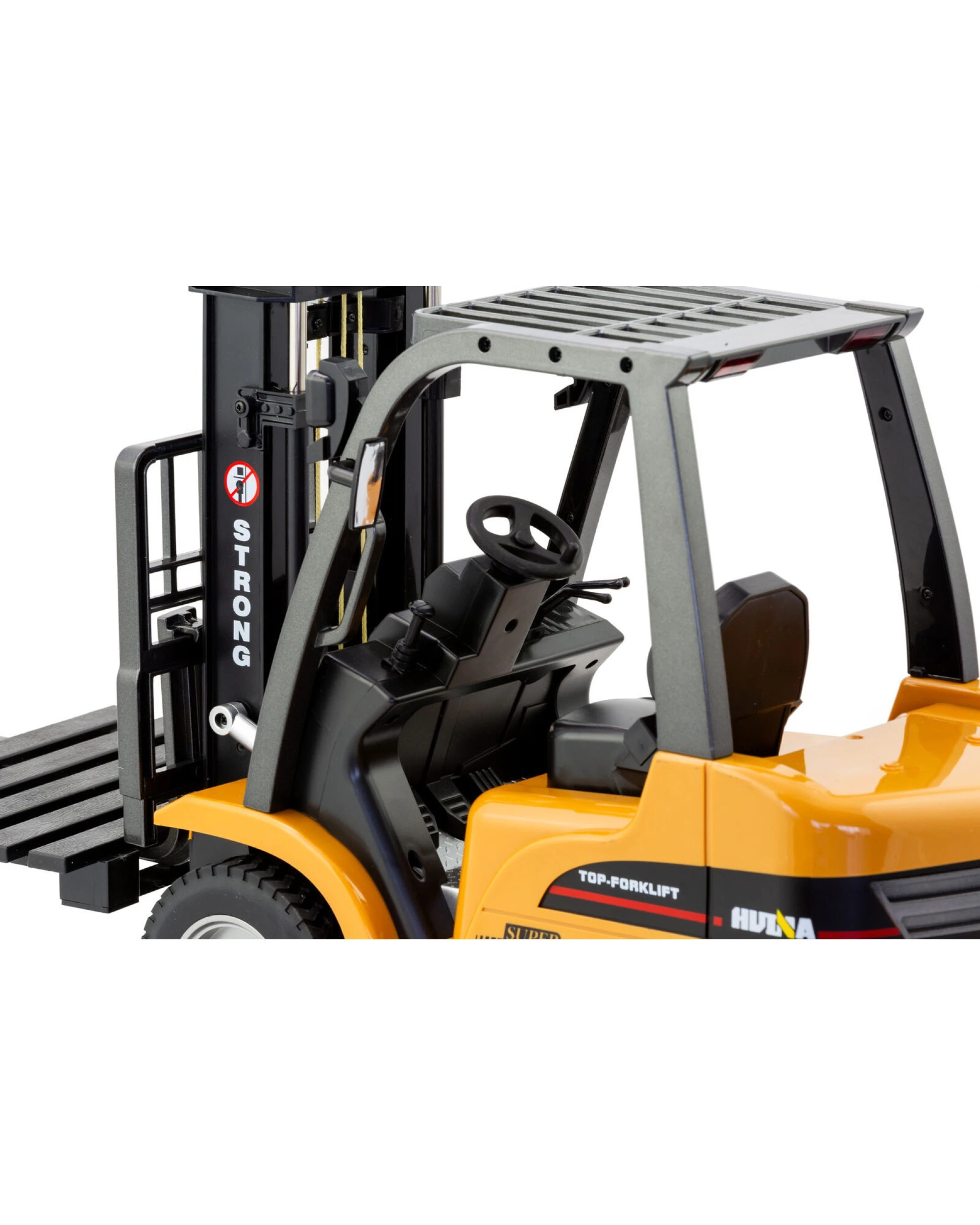 7 Gem Toys 1:10 Scale 2.4G 8-Channel Metal Remote Control Forklift Construction Vehicle with Lifting Function & Sound, 7 of 9