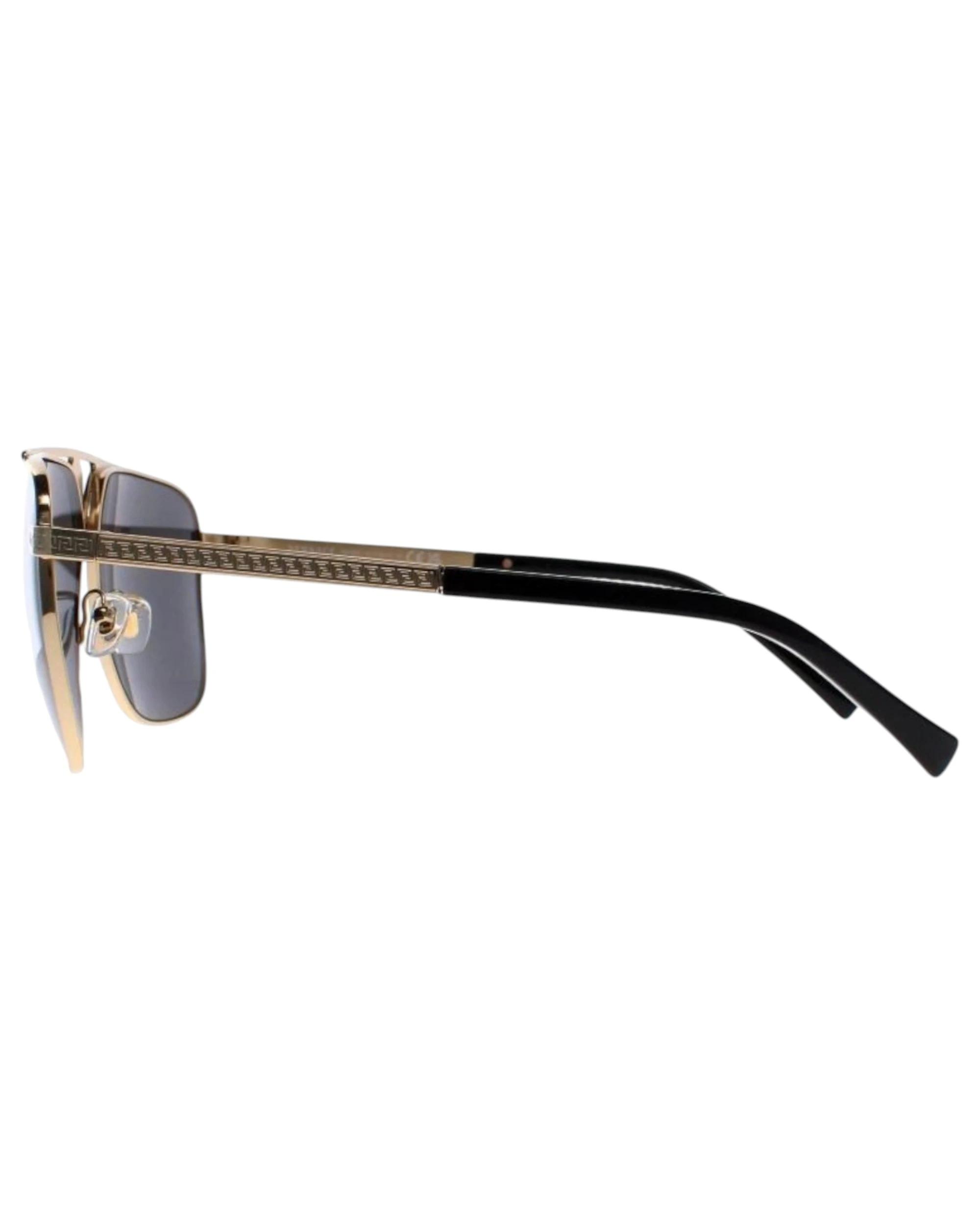 3 Versace Mens Sunglasses VE 2238 Gold Matte Black/ Dark Grey Sunnies GOLD MATTE BLACK/DARK GREY, 3 of 4