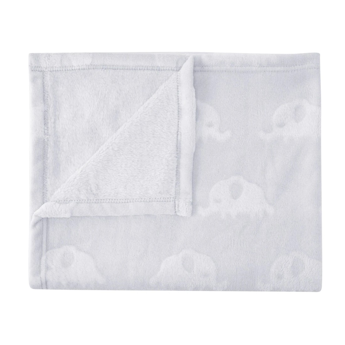 2 Coral Fleece Throw - Elephant, 2 of 5