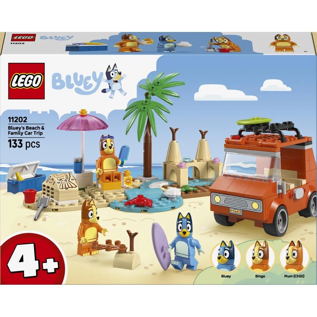 1 LEGO Bluey: Bluey’s Beach & Family Car Trip 11202, 1 of 10