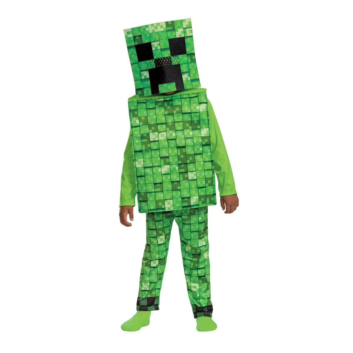 1 Minecraft Creeper Costume - Ages 4-6, 1 of 3