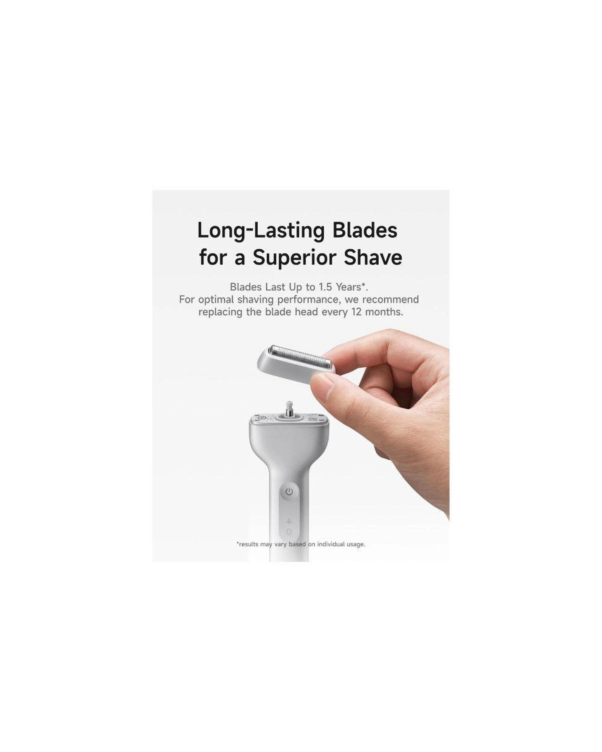 8 Laifen Electric Shaver Head For Laifen T1 Pro Grey, 8 of 8
