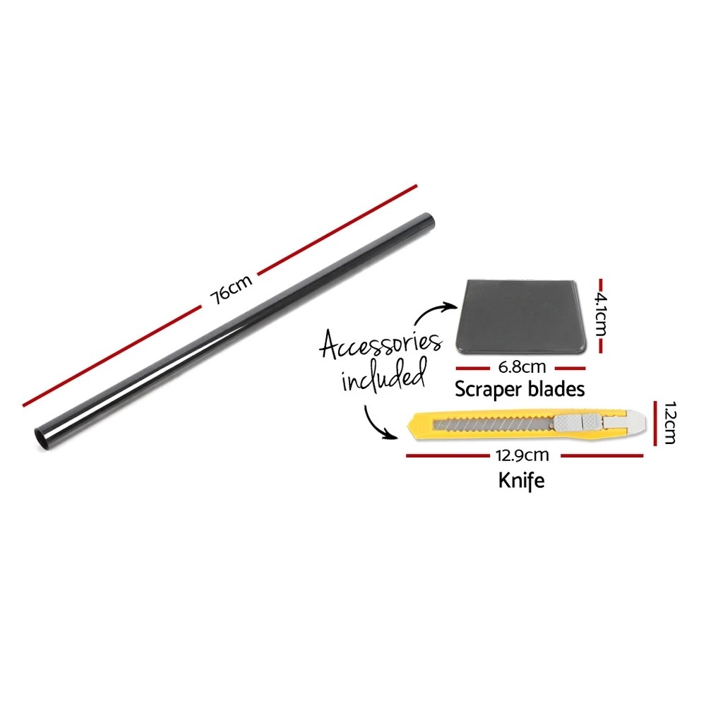 2 Giantz Window Tint Film  Roll 35%VLT Home House 76cm X 7m Tinting - Black, 2 of 2