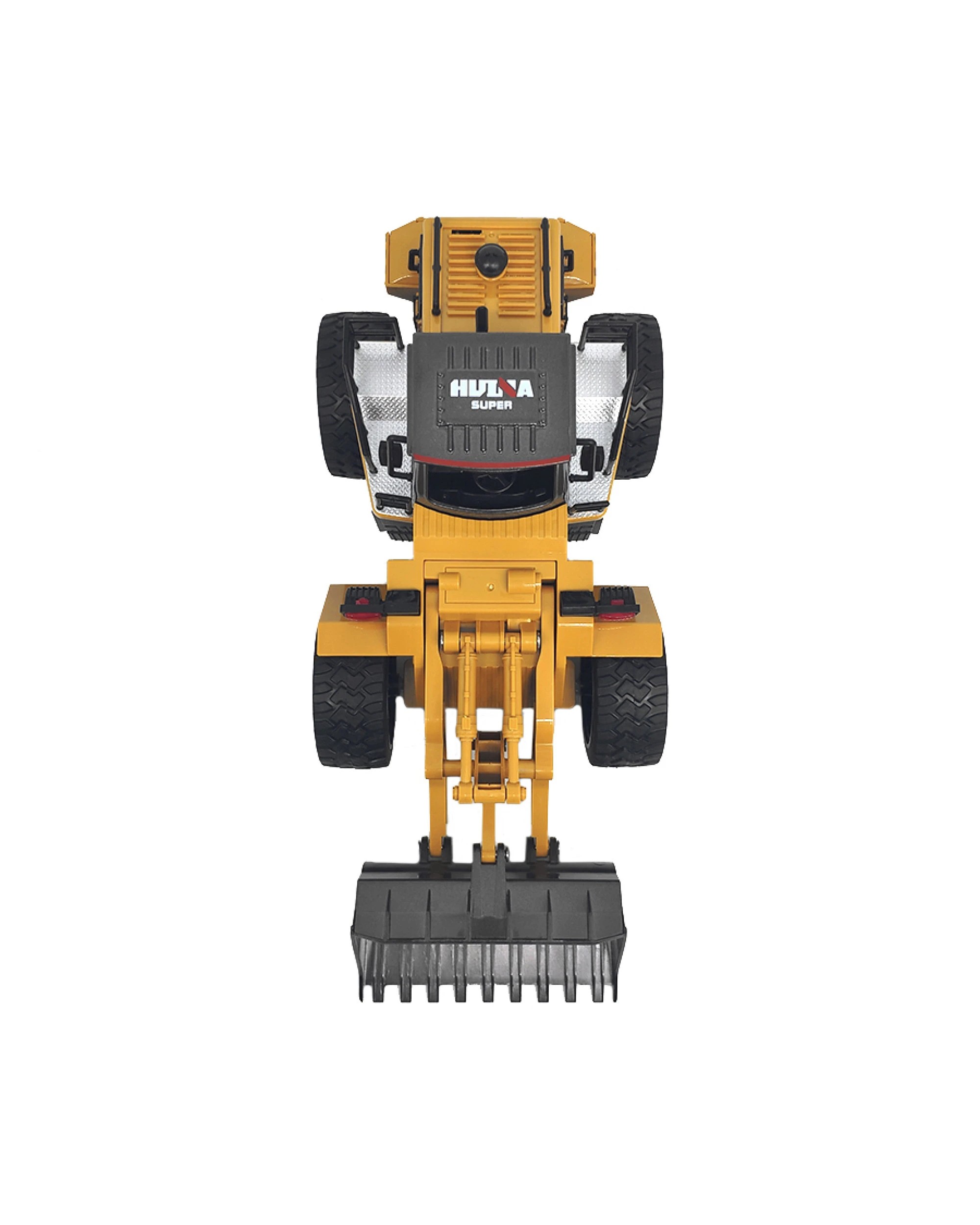 6 Lenoxx Remote Control Model Bulldozer Truck, Driving Cab and Scoop, 6 of 6