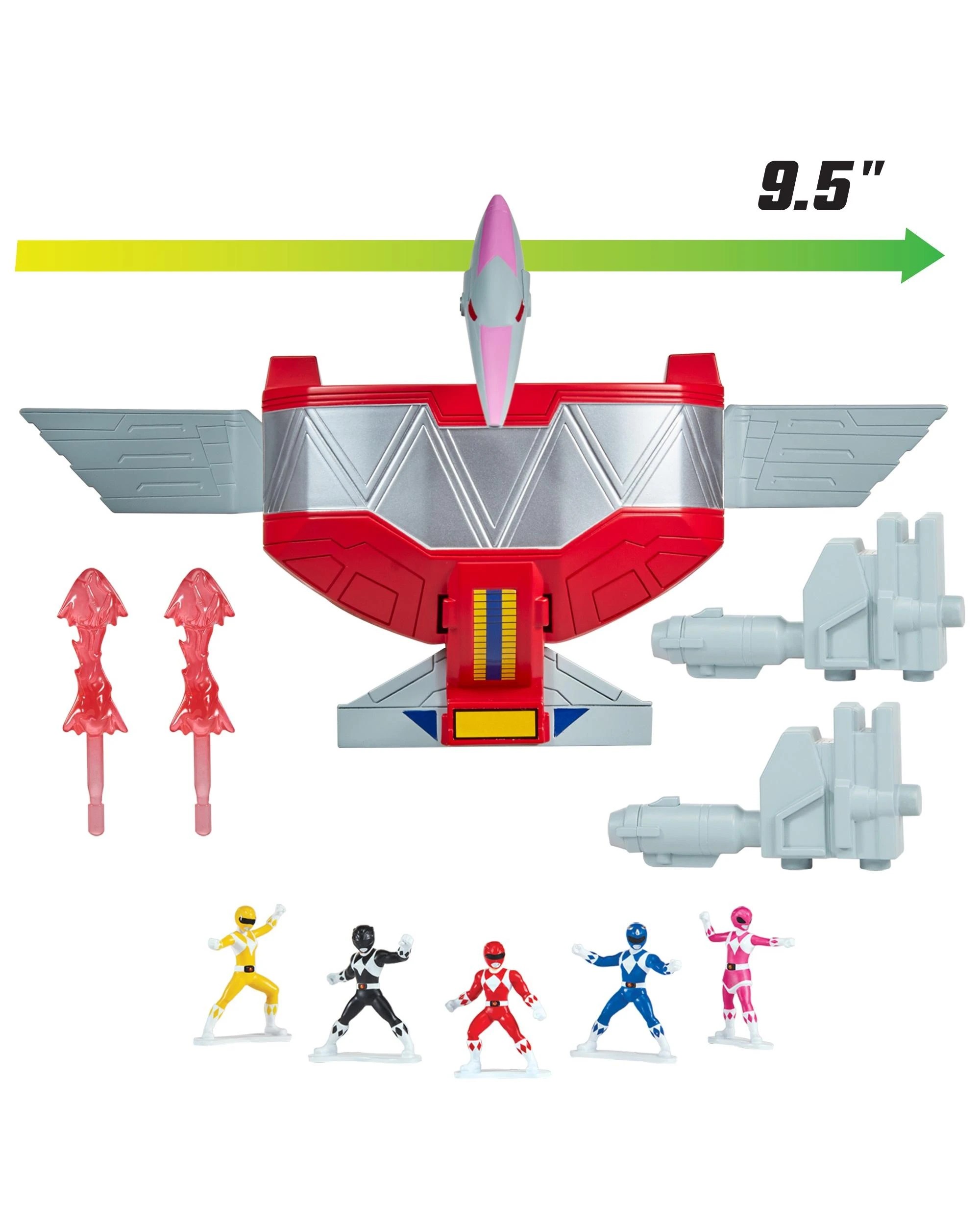 5 Playmates Toys Limited Mighty Morphin Power Rangers Re-Ignition Combinable Dinozord Pterodactyl Toy, 5 of 9