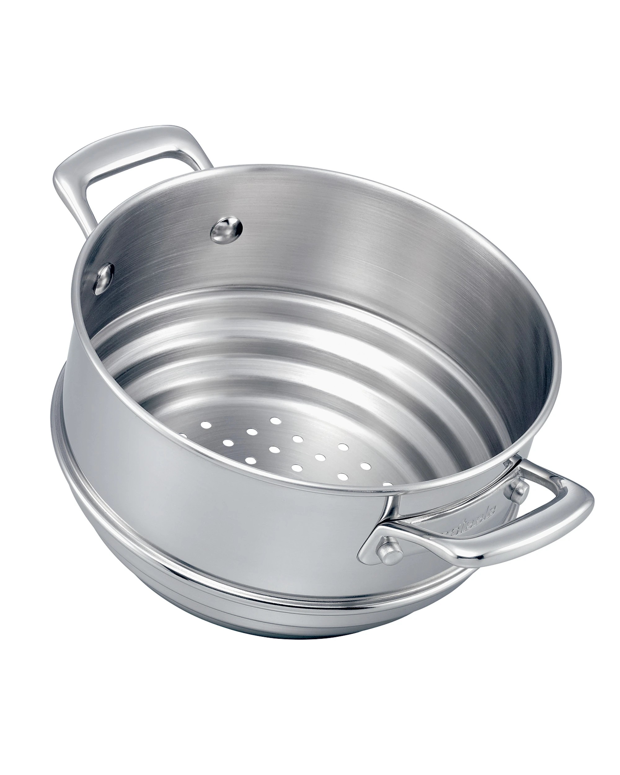 1 Essteele Stainless Steel Universal Steamer Insert 16/18/20cm - Silver, 1 of 1