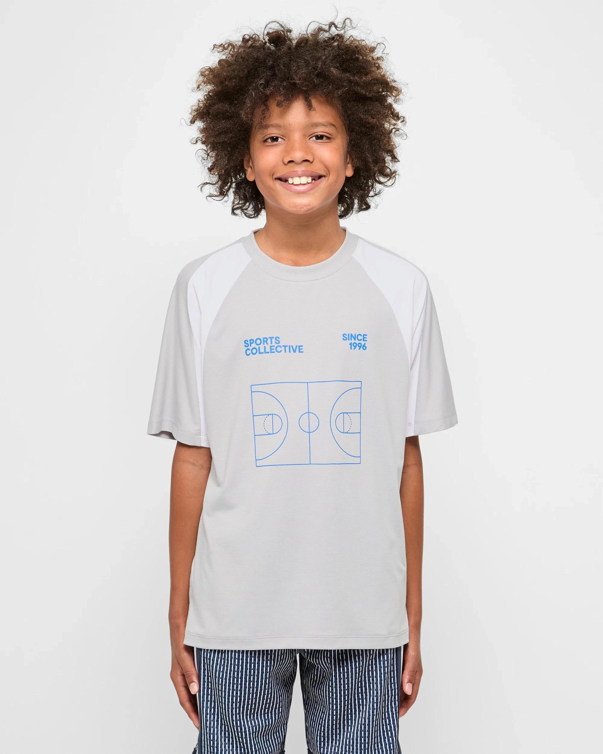 1 Target Basketball Court Sport T-shirt GREY, 1 of 5