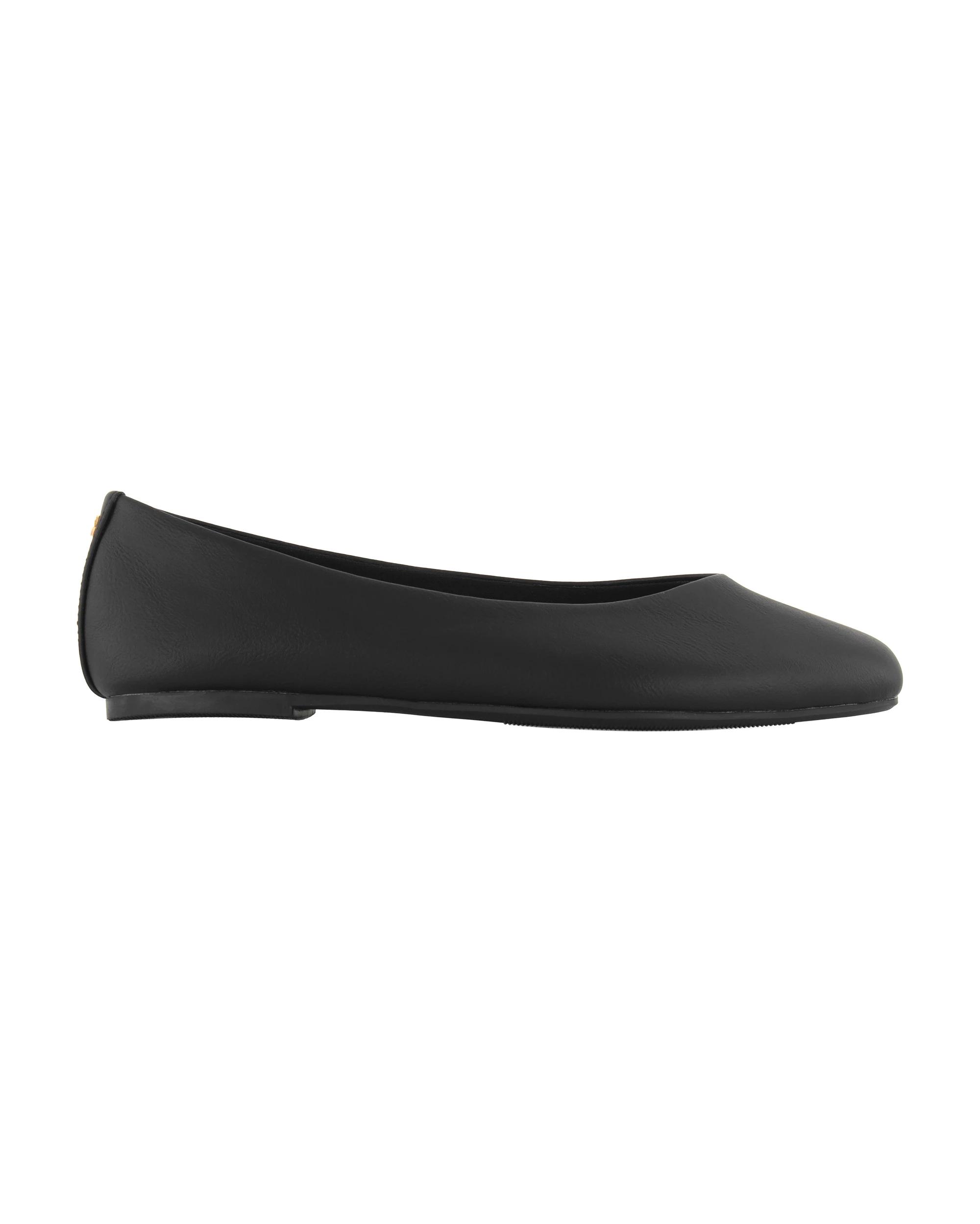 1 PU V Ballet Flats Black, 1 of 3