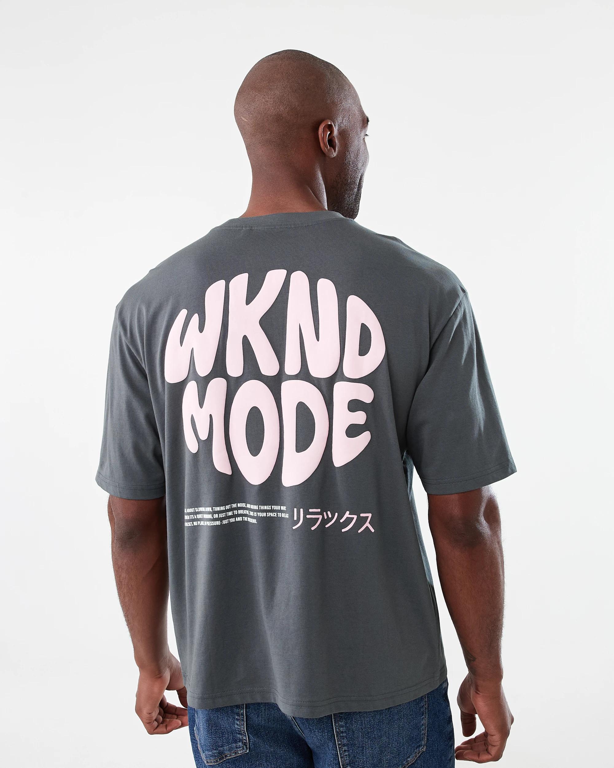 4 Boxy Print T-shirt Gry Wkndme, 4 of 8