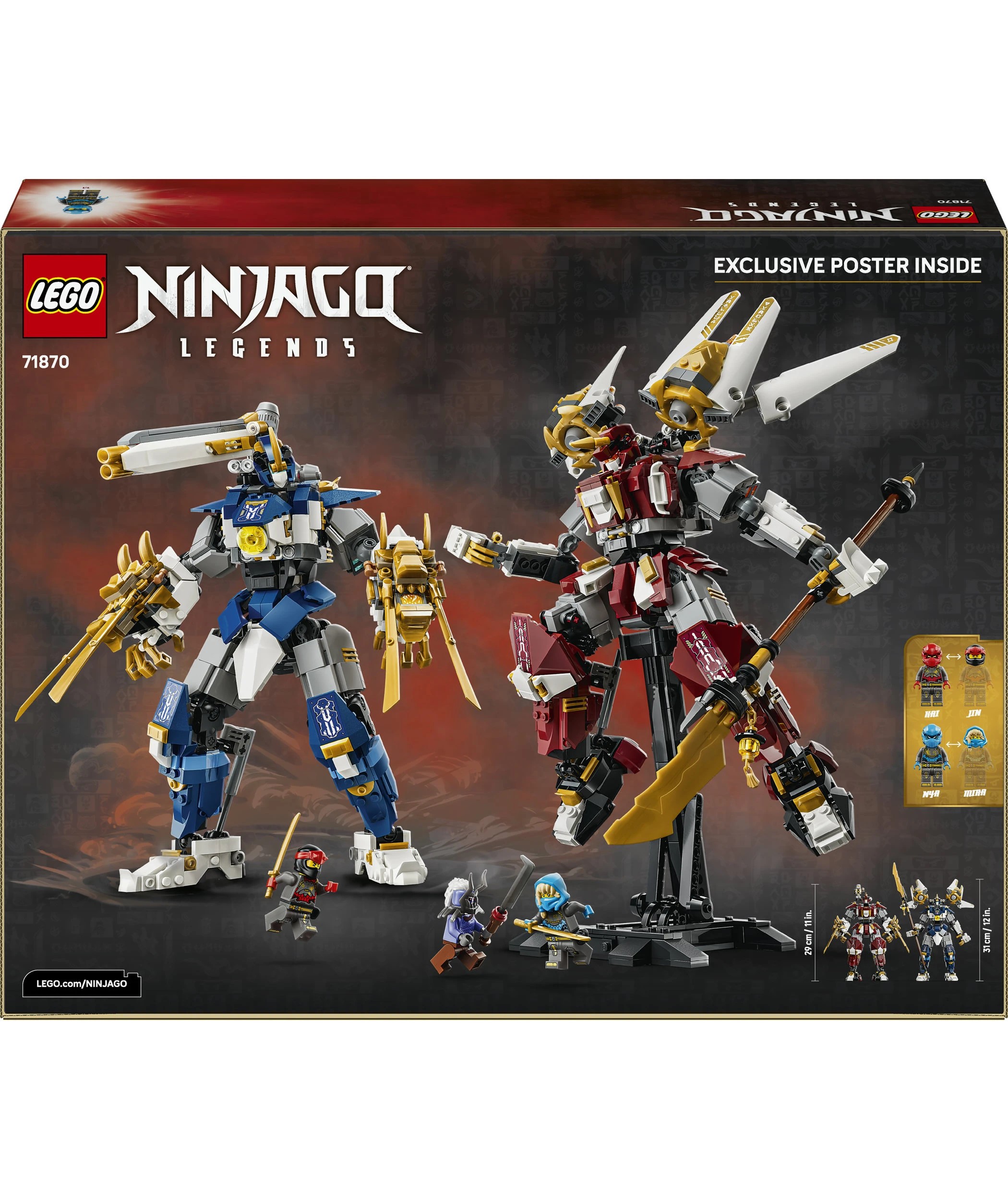 9 LEGO Ninjago The Twin Titan Mechs 71870, 9 of 9