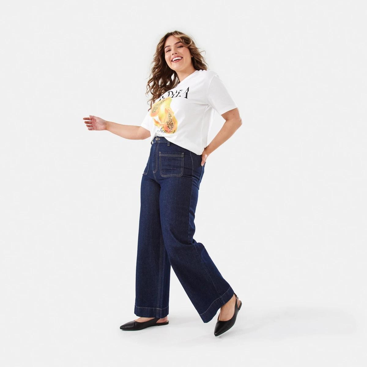 11 Wide Leg Pocket Jeans INDIGO, 11 of 11