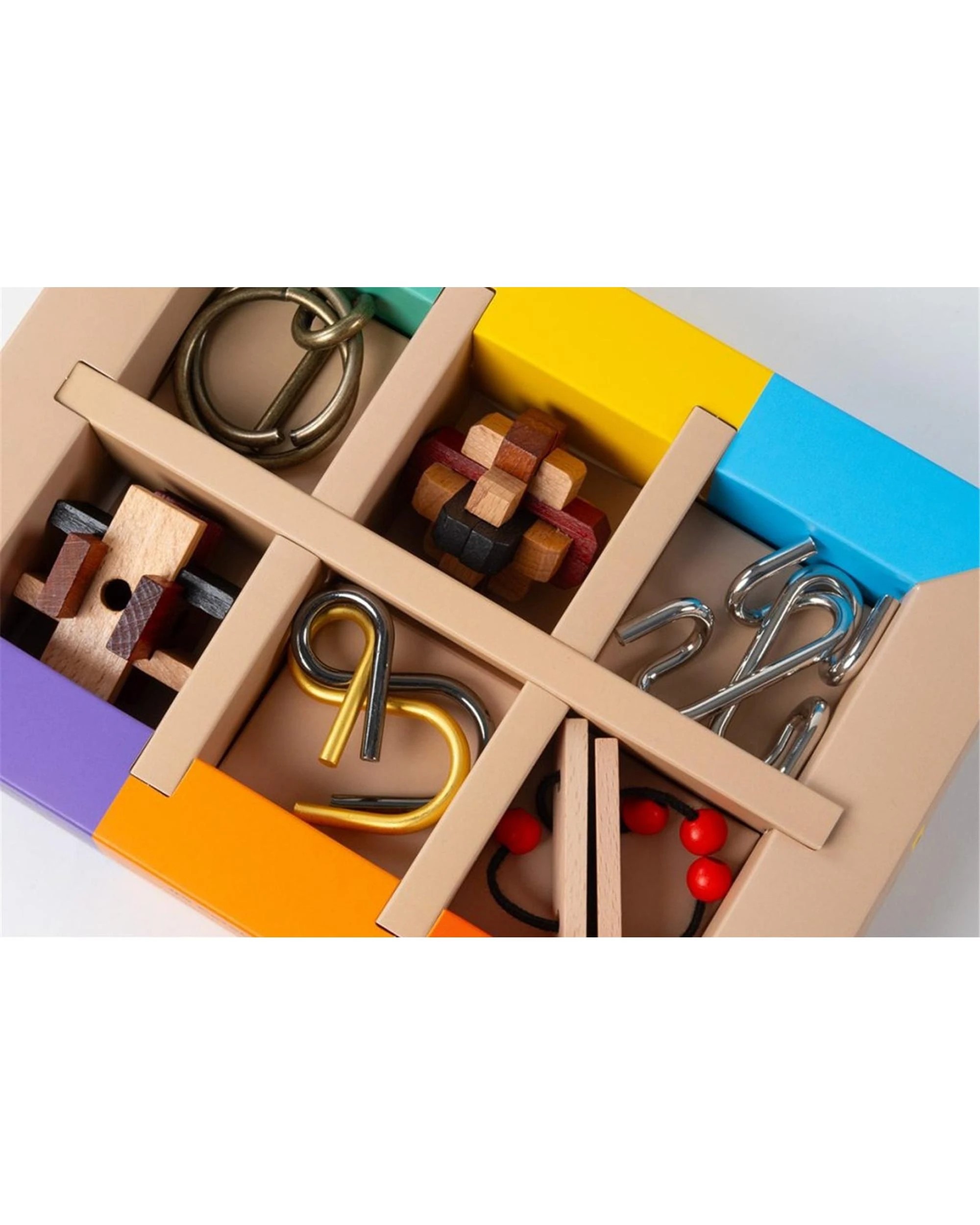 3 Recent Toys Brain Puzzle Set of 6, 3 of 9