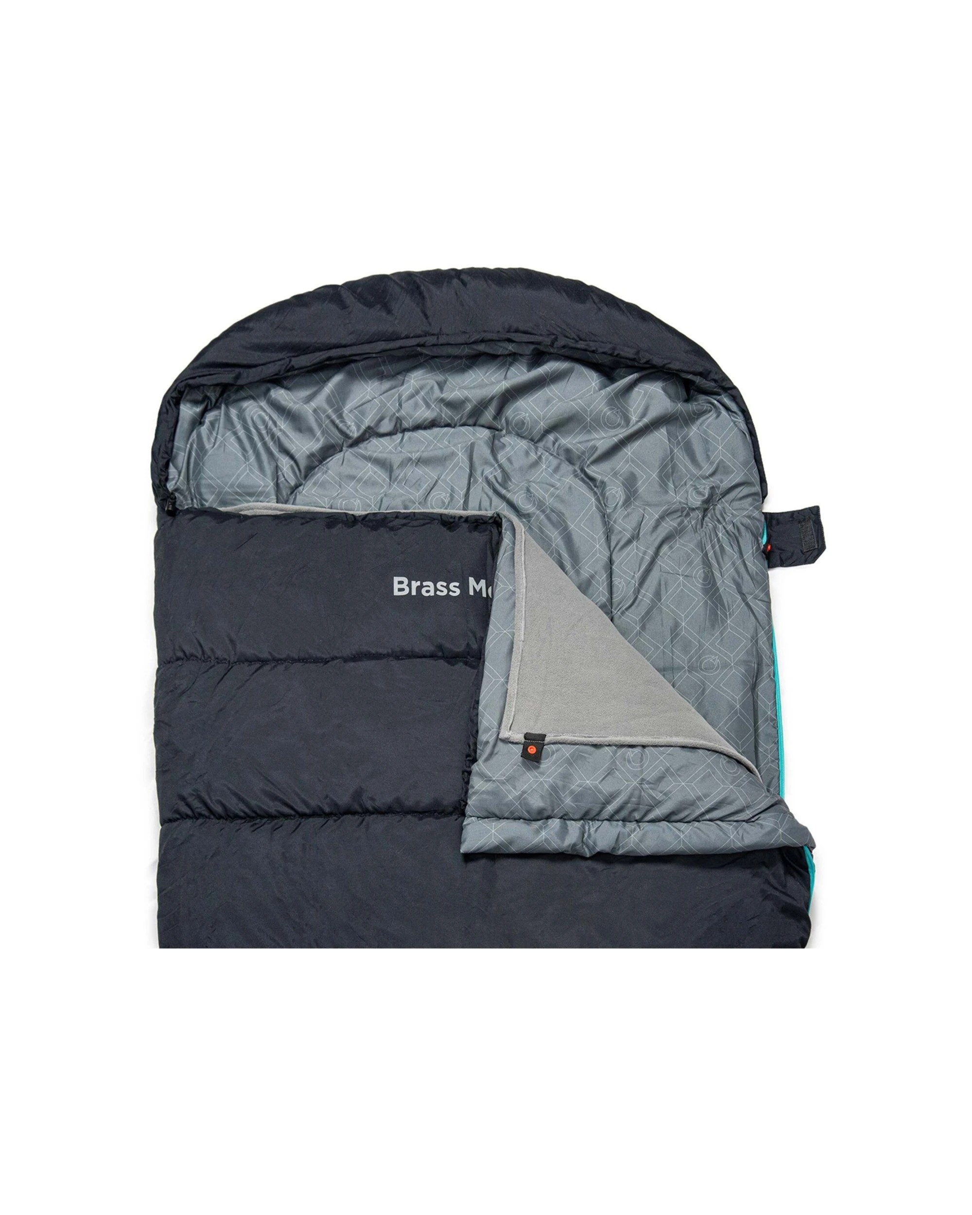 4 Quest Outdoors Polyester Brass Monkey -6 Deg Sleeping Bag Extra Width YKK Zipper - Black, 4 of 9
