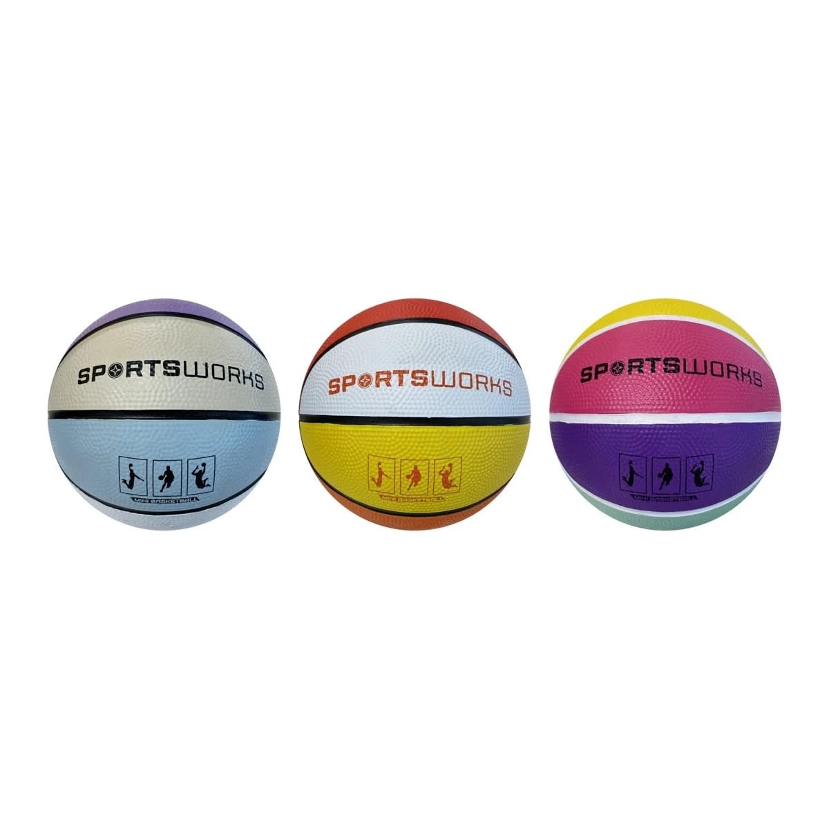 1 Sports Works Mini Basketball - Size 1, Assorted, 1 of 4