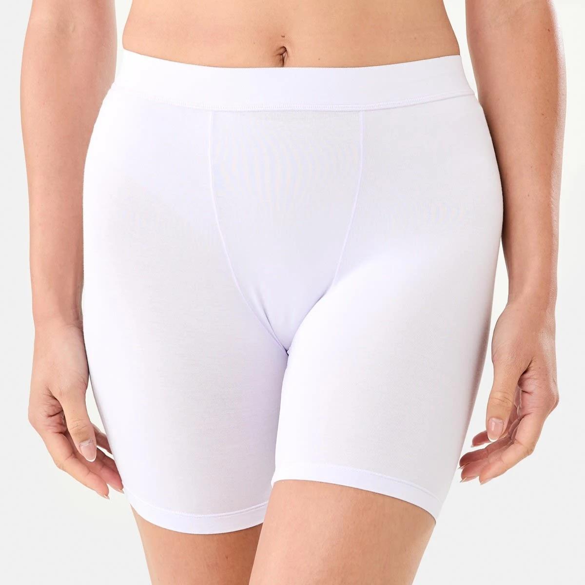 4 2 Pack Bamboo Longline Boyshorts LILY LAVENDER, SMOKEY GREEN, 4 of 7