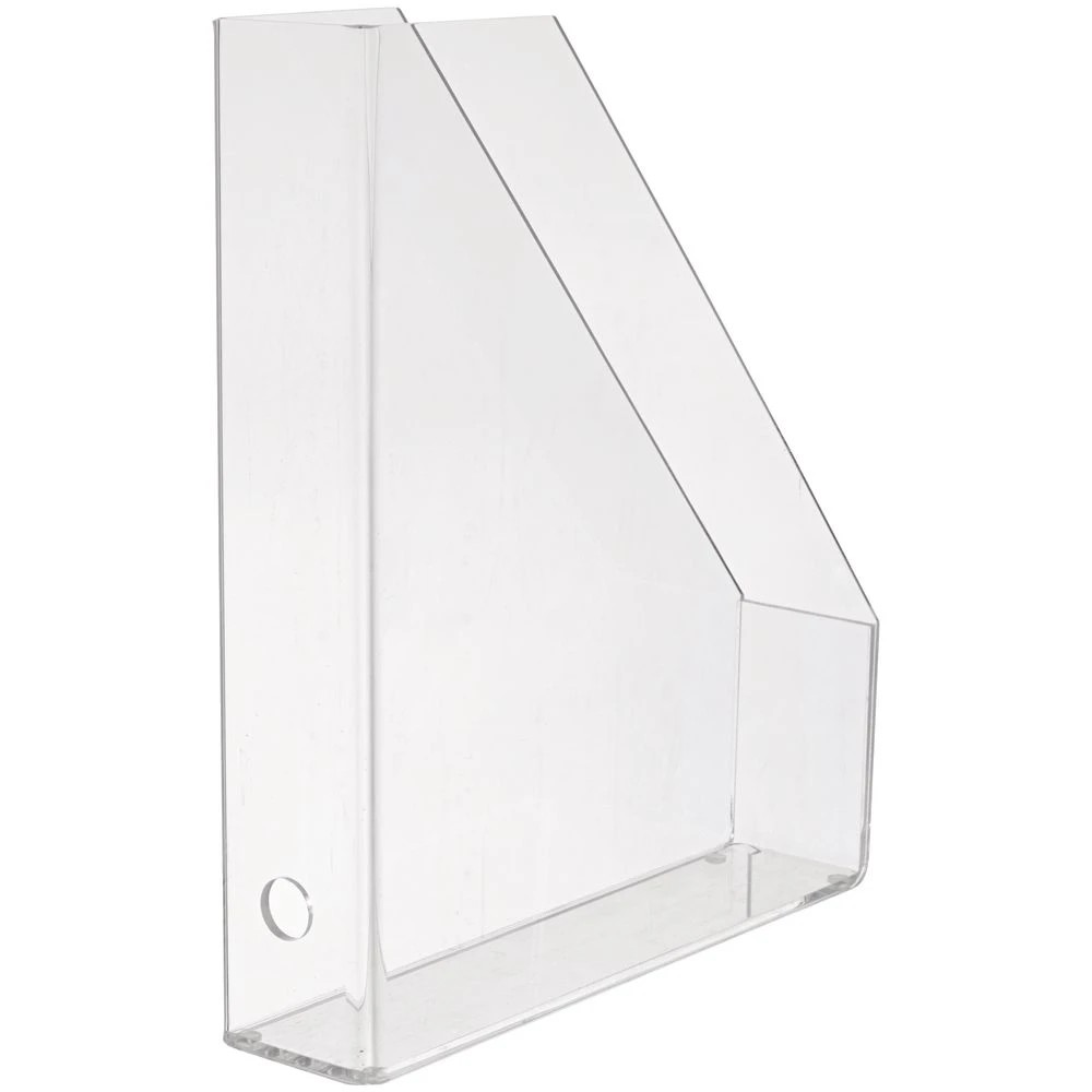 3 Otto Acrylic Magazine File Clear, 3 of 7