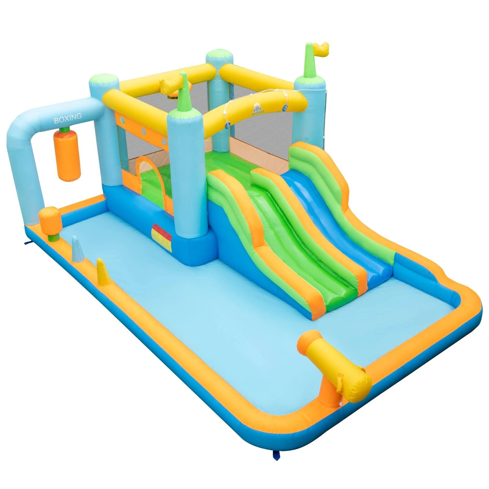 1 Costway Inflatable Water Slide Water Park Blowup Jumping Castle No Blower, 1 of 1