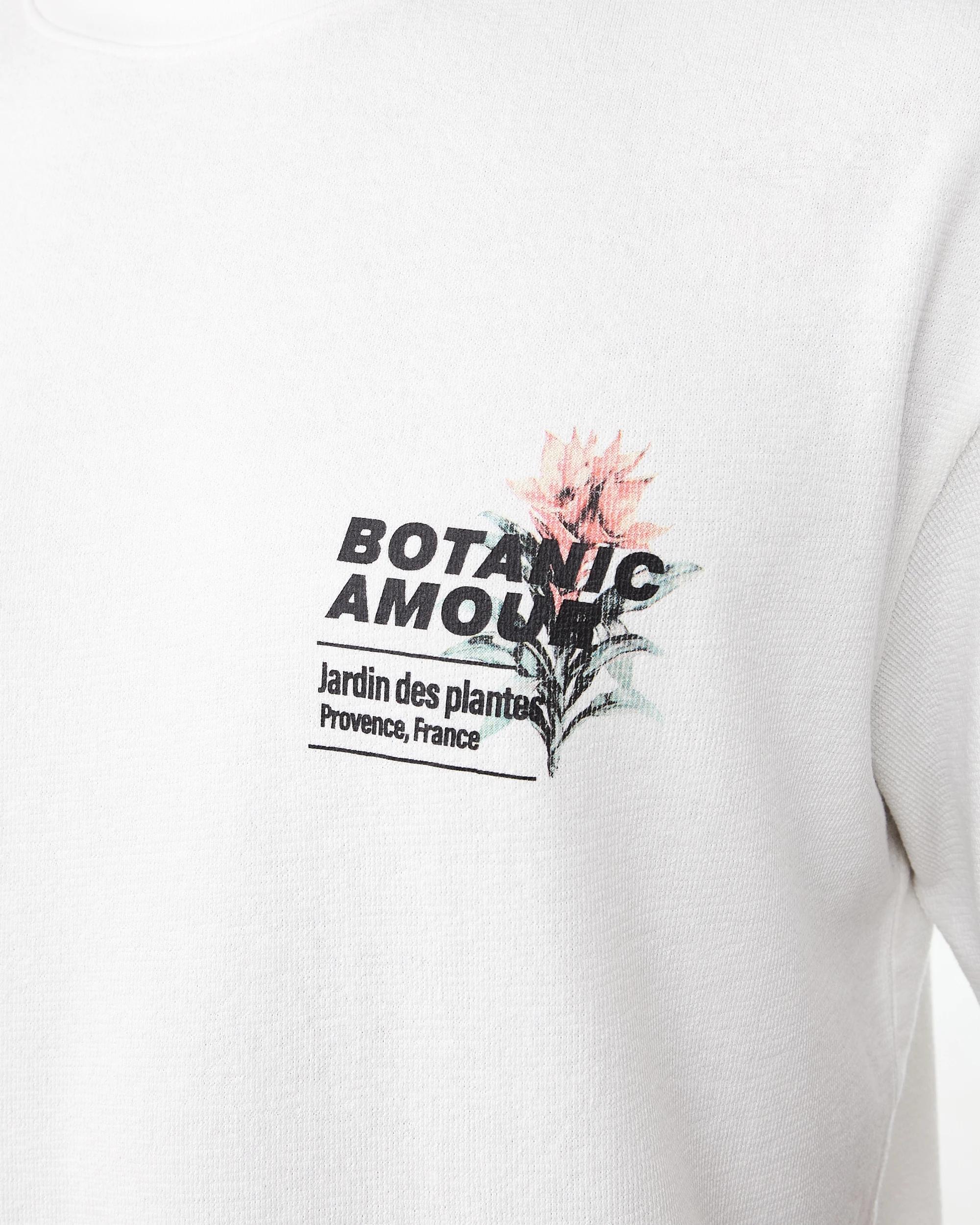 6 Textured Printed T-shirt Wht Botanc, 6 of 7