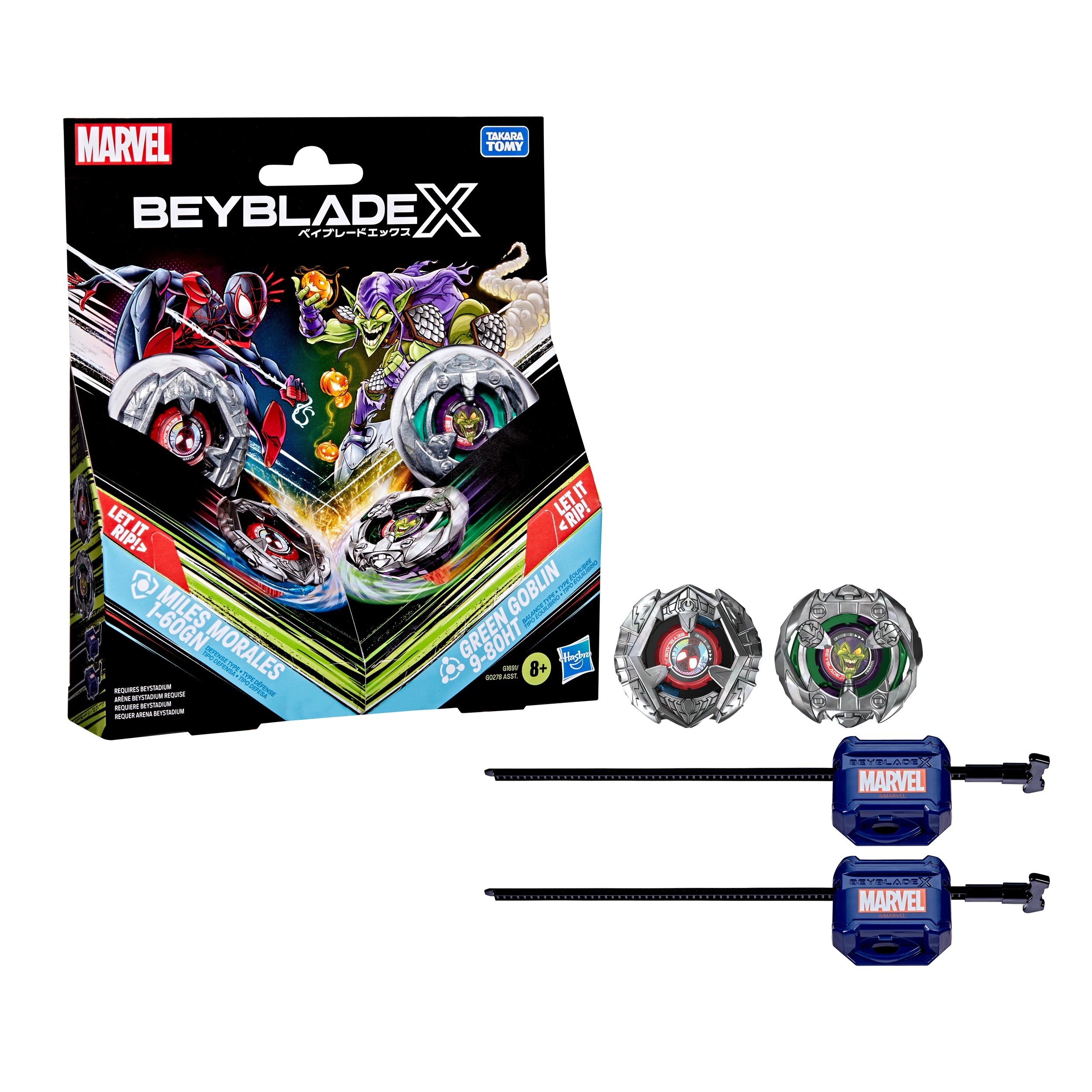 3 Beyblades BBX Marvel Collab Multipack - Assorted - Multi, 3 of 5