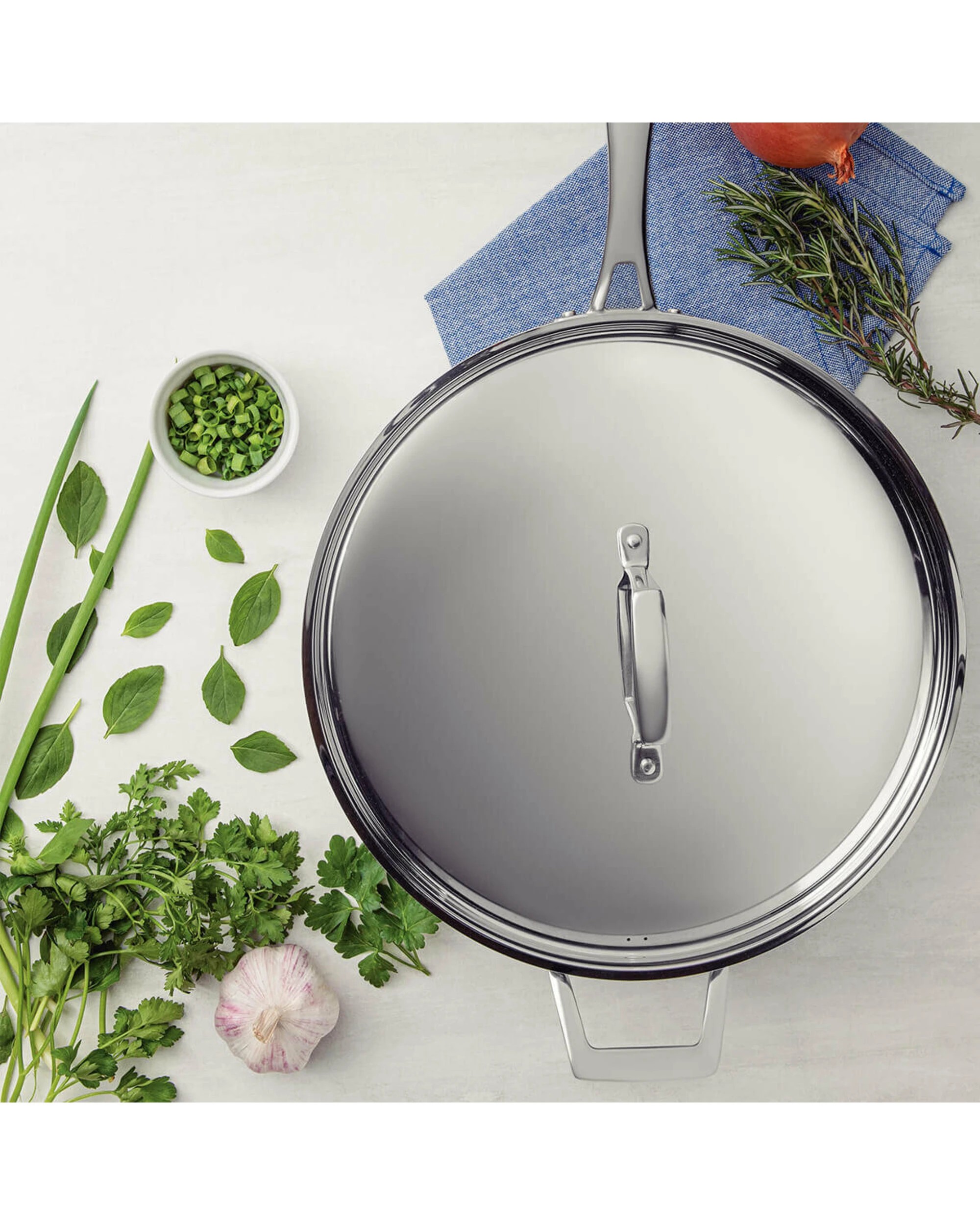 2 Tramontina Grano 30cm 5.6L Stainless Steel Saute Pan, 2 of 5