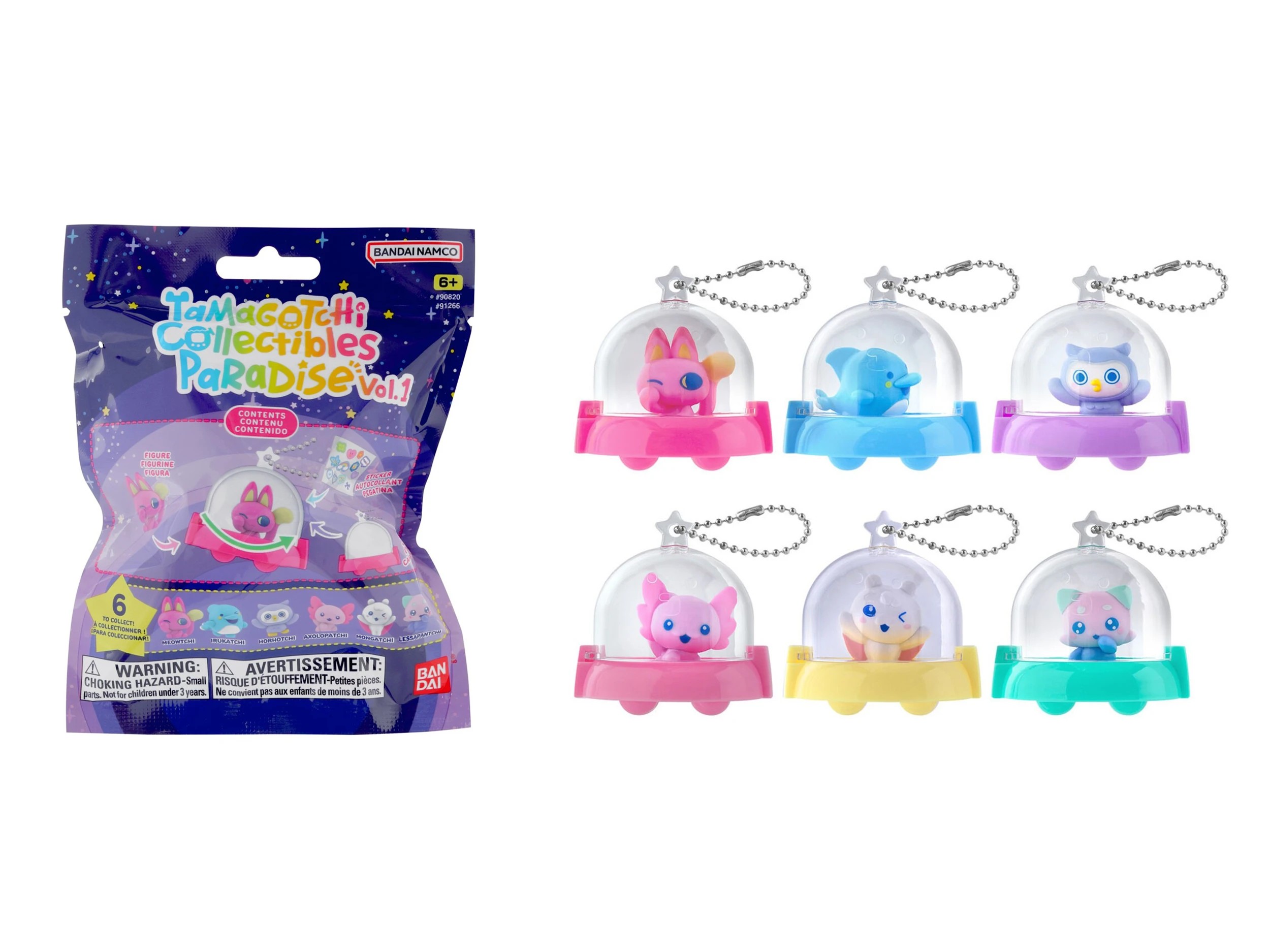 1 Tamagotchi Collectibles Paradise Series Volume 1 Blind Bag - Assorted - Multi, 1 of 5
