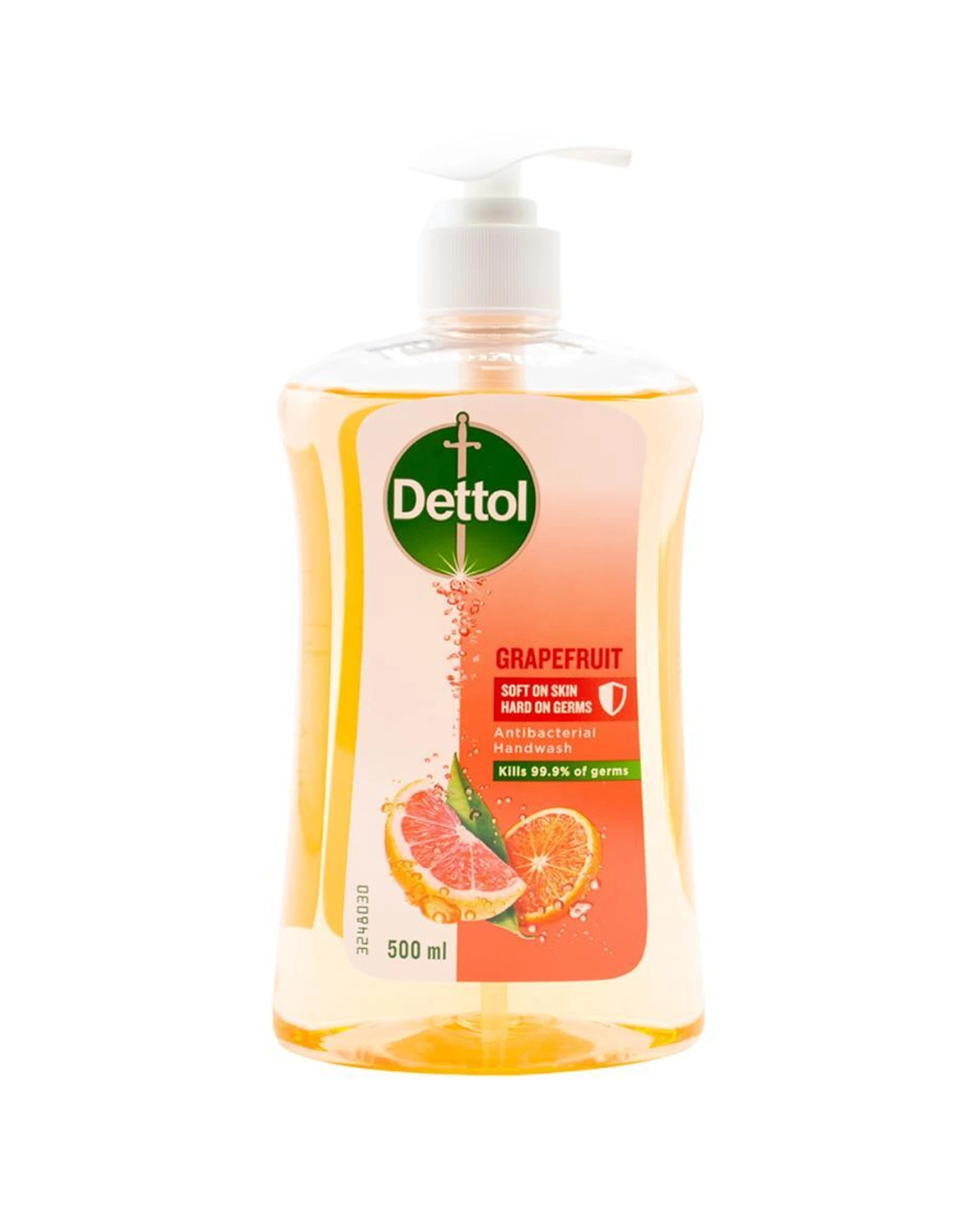 2 Dettol 6PK Liquid Pump Hand Wash Antibacterial Grapefruit 500ml - Yellow, 2 of 3