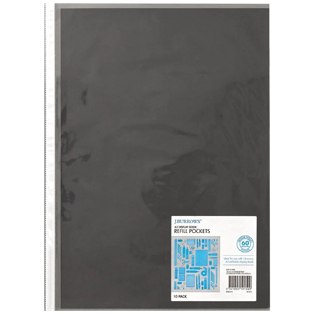 1 J.Burrows Display Book Refill A3 10 Pack, 1 of 1