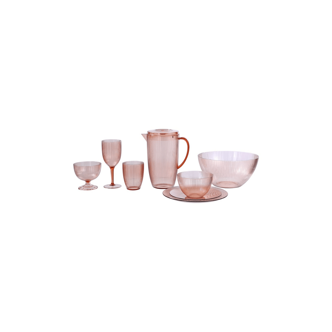 8 Lemon & Lime Palm Deco 470ml/11cm Tumbler Water/juice Outdoor Drink Cup Assorted
 - Multi, 8 of 8