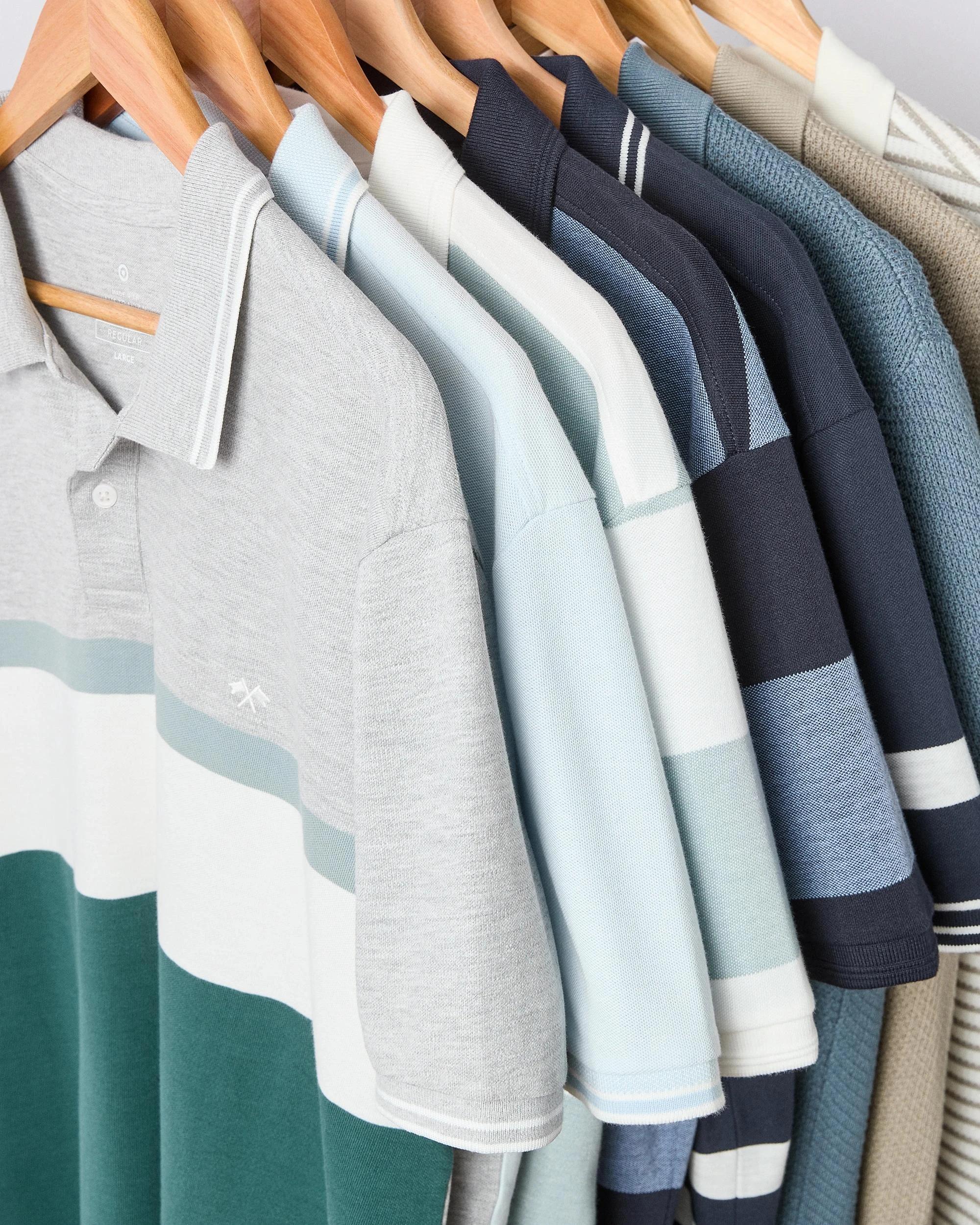 8 Target Australian Cotton Knitted Polo Top FOG, 8 of 10