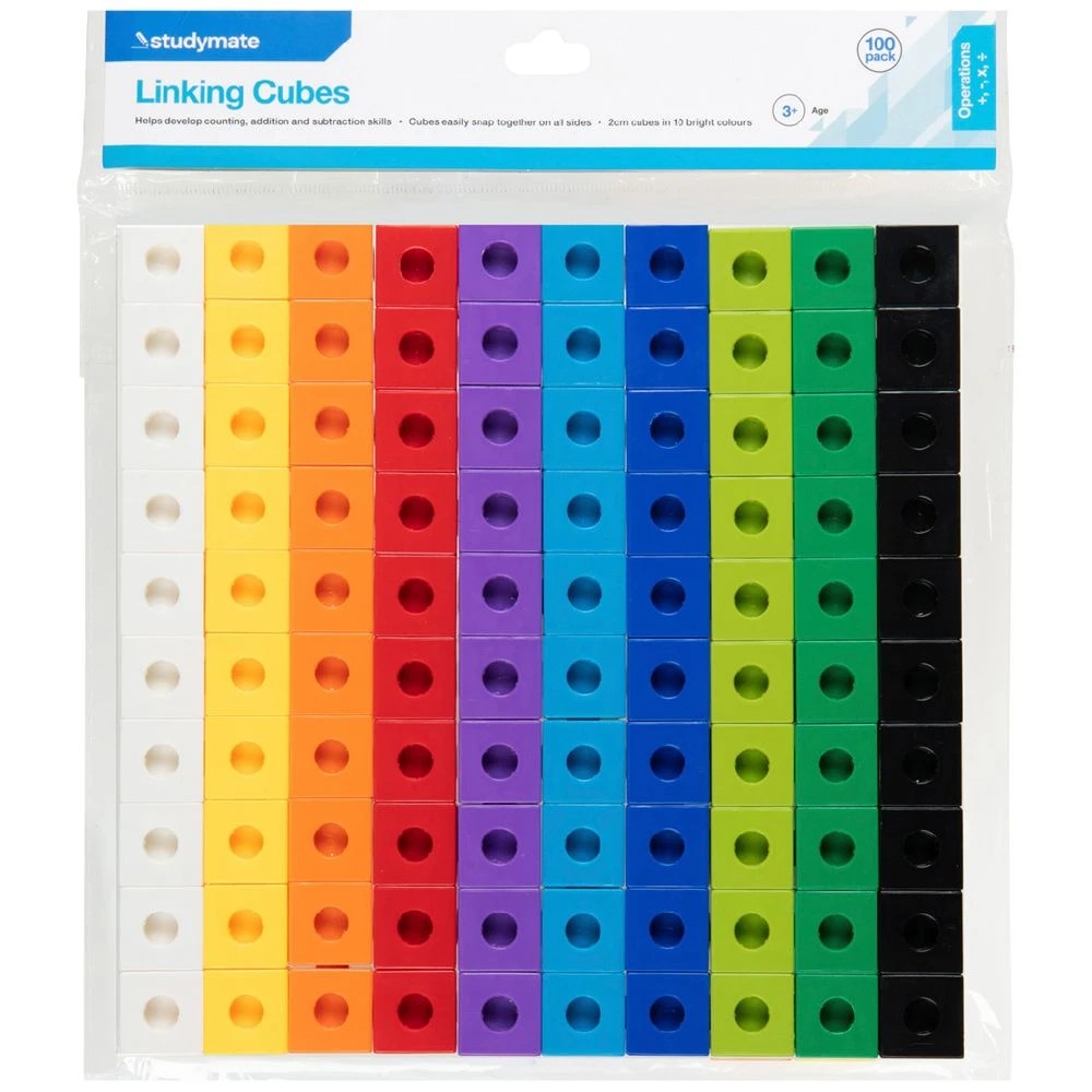 1 Studymate Linking Cubes 100 Pack, 1 of 3