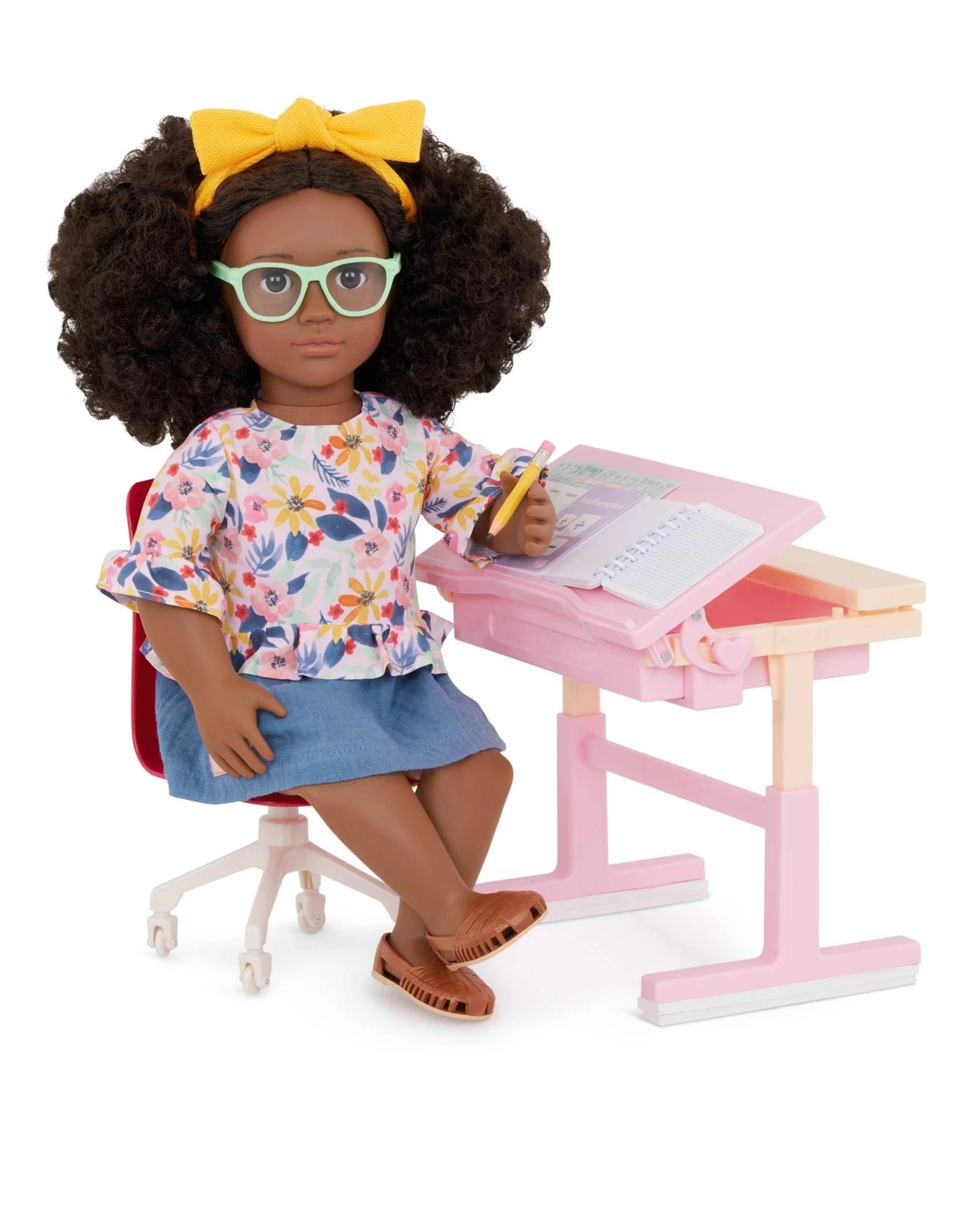2 Our Generation School Dreams 30 - piece Tilting Desk Set for 18 - inch Dolls - Multi, 2 of 9