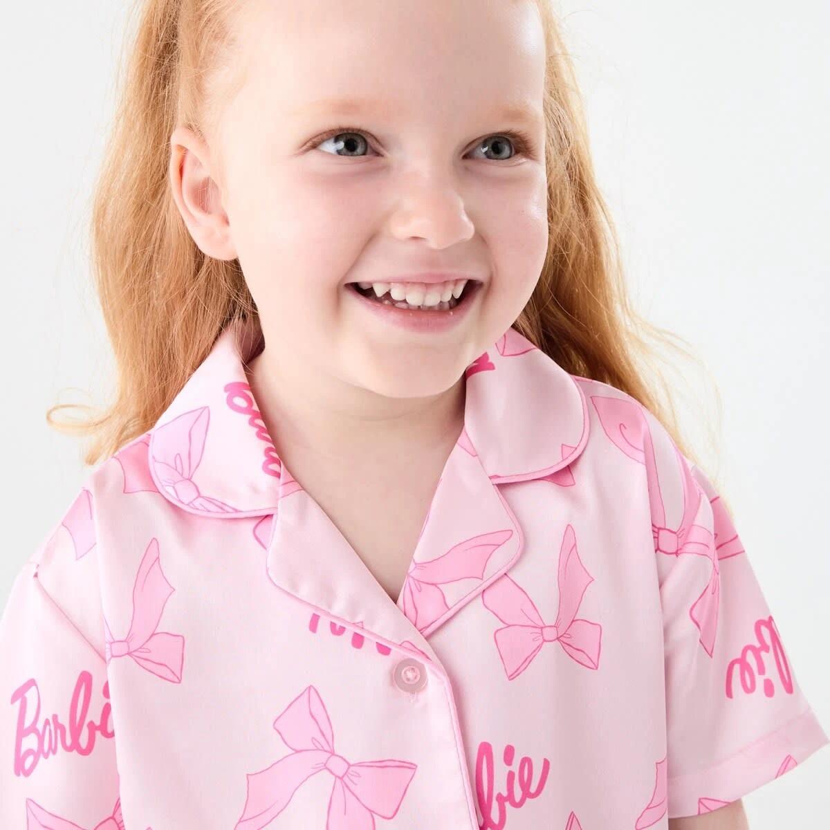 3 Barbie License Satin Pyjama Set BARBIE, 3 of 9