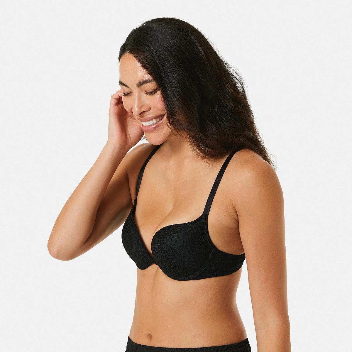 2 Lace Push-Up Bra BLACK, 2 of 5