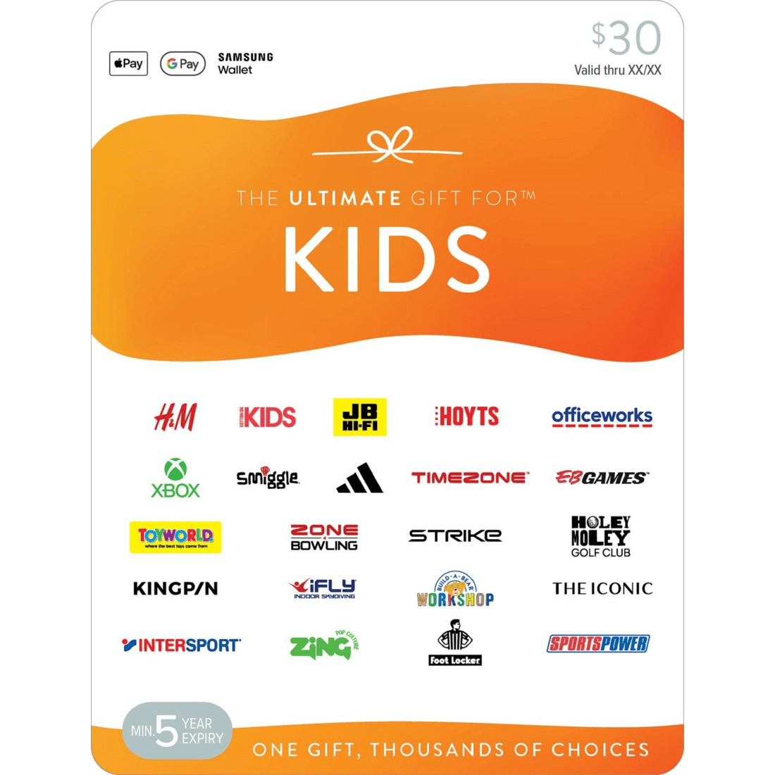 1 The Ultimate Gift for Kids $30 Gift Card, 1 of 1