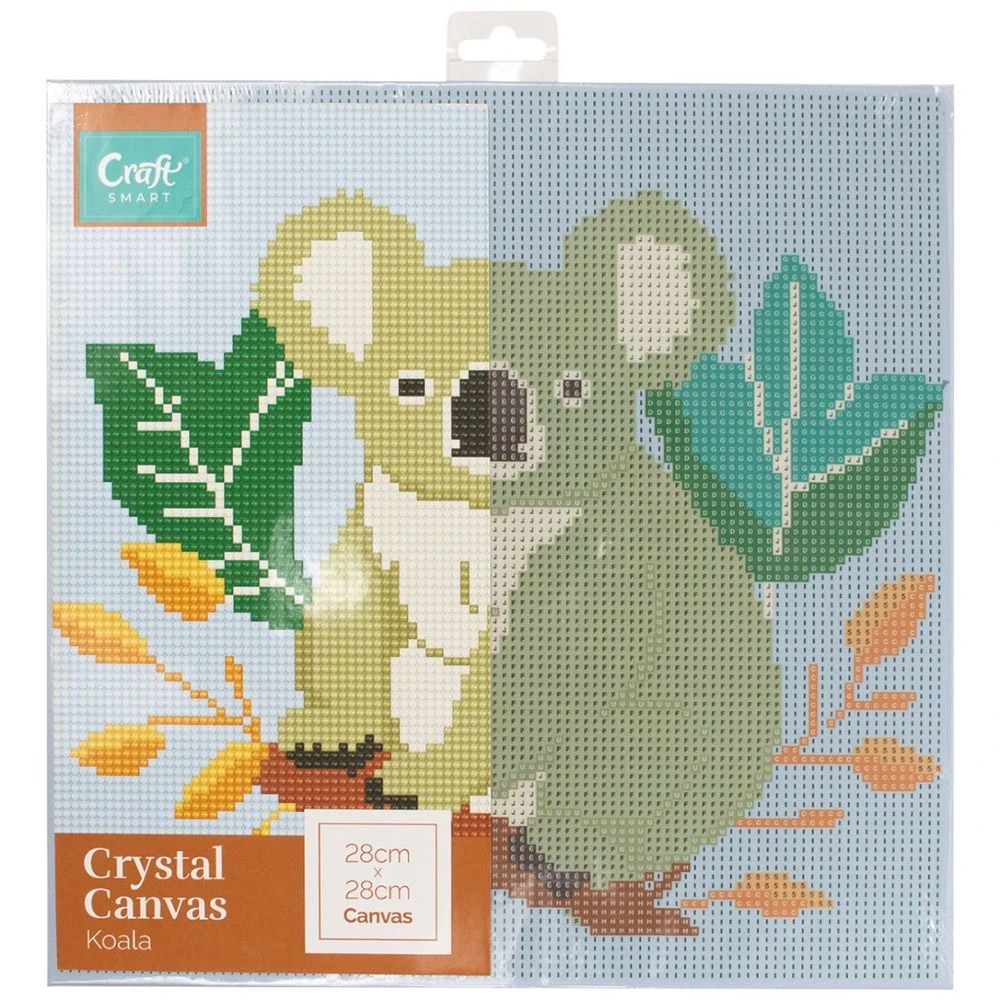 1 Craftsmart Crystal Canvas 28x28 Koala, 1 of 2