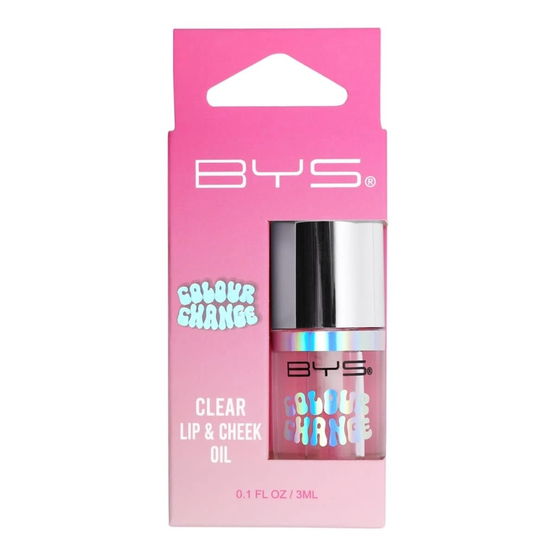 1 BYS Colour Change pH Lip & Cheek Oil - Clear, 1 of 3