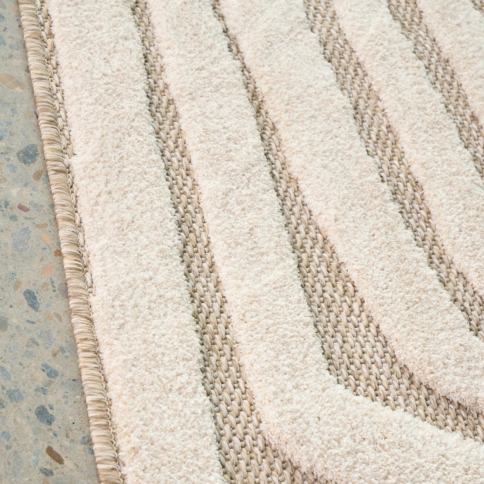 6 Common Ground Rugs Belmonte Tani 230x160cm - Medium Floor Rug - White, 6 of 8