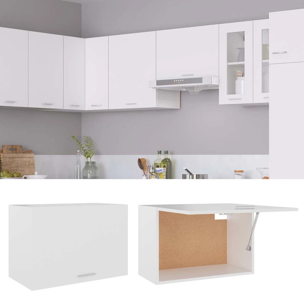 1 Vidaxl Kitchen Cabinets Hanging Cabinet, Hanging Cabinets - White, 1 of 8