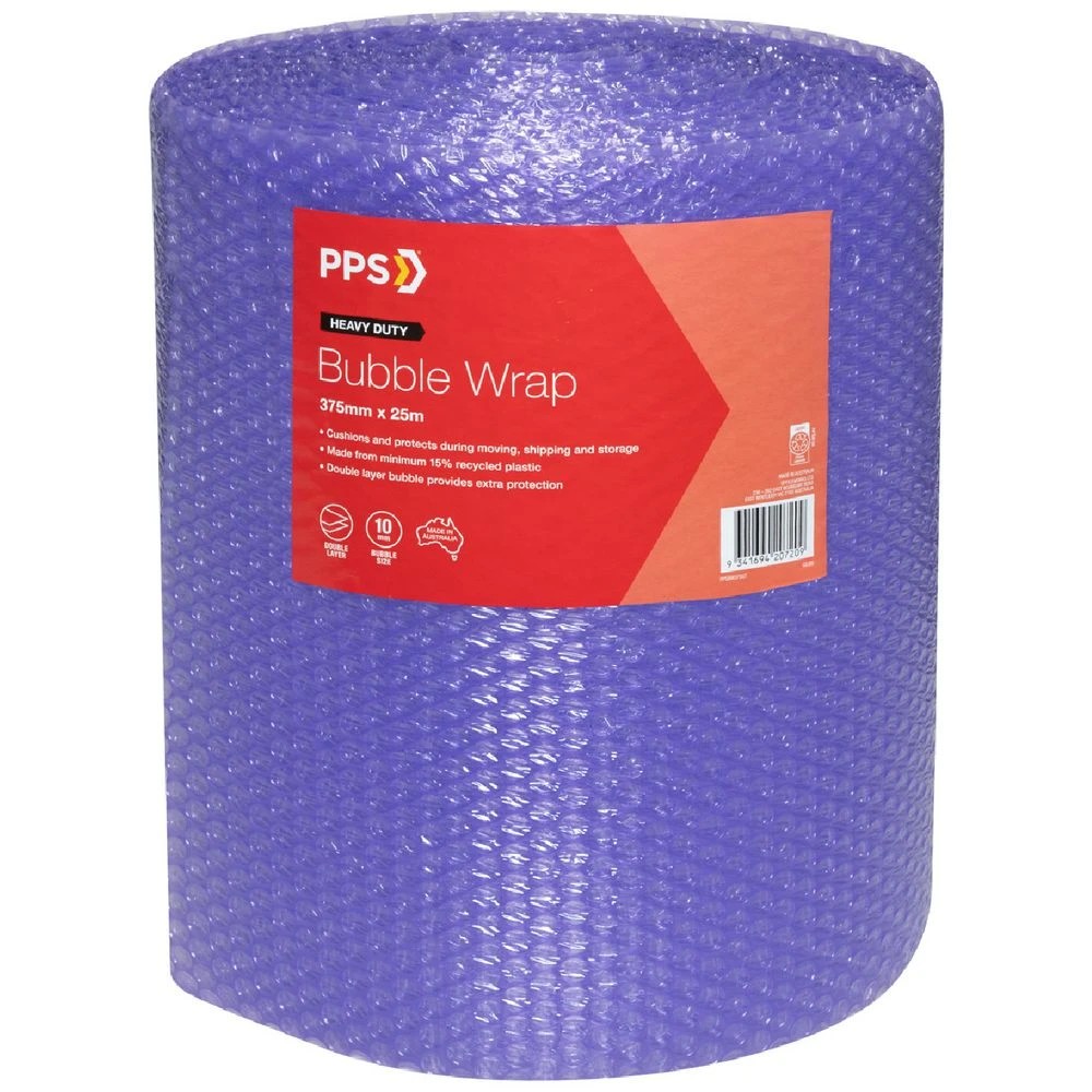 1 PPS Storage Bubble Wrap Roll 375 mm x 25m, 1 of 2