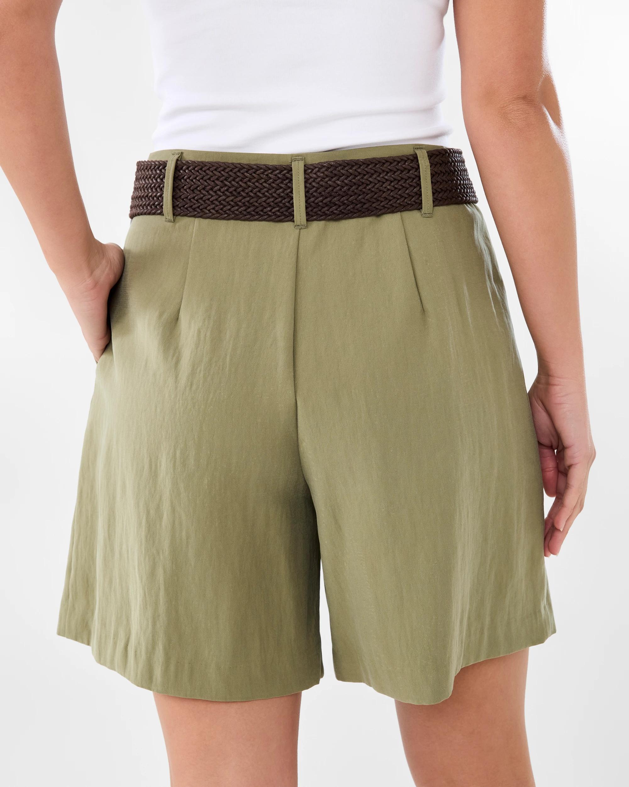 3 Belted Tailored Shorts Dress Sge, 3 of 7