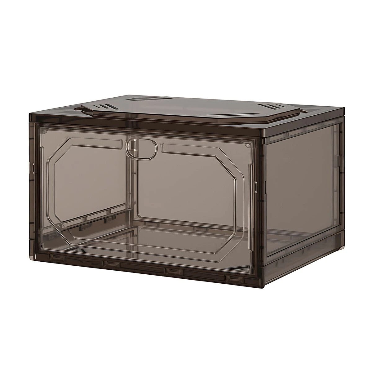 1 Ausway 15PCS Shoe Storage Box Clear Plastic Stackable Sneaker Display Case, 1 of 3