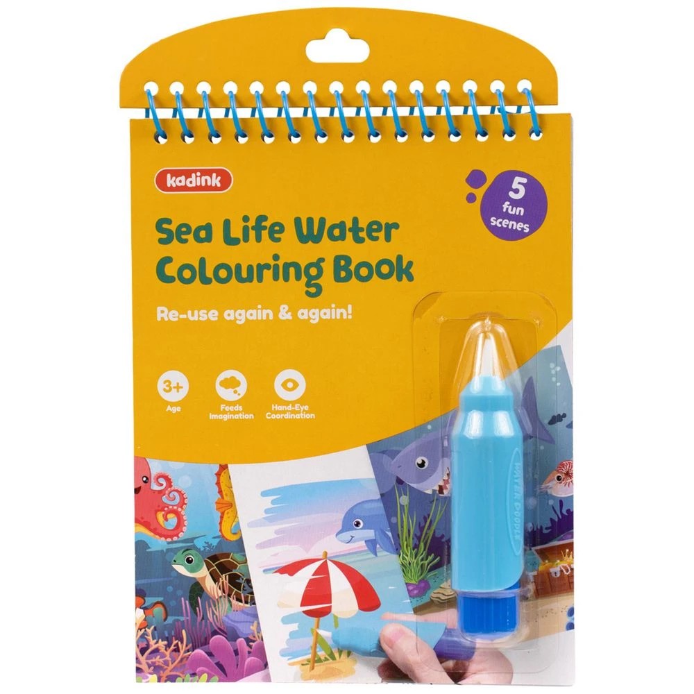 1 Kadink Mess-free Water Magic Book Under The Sea, 1 of 3
