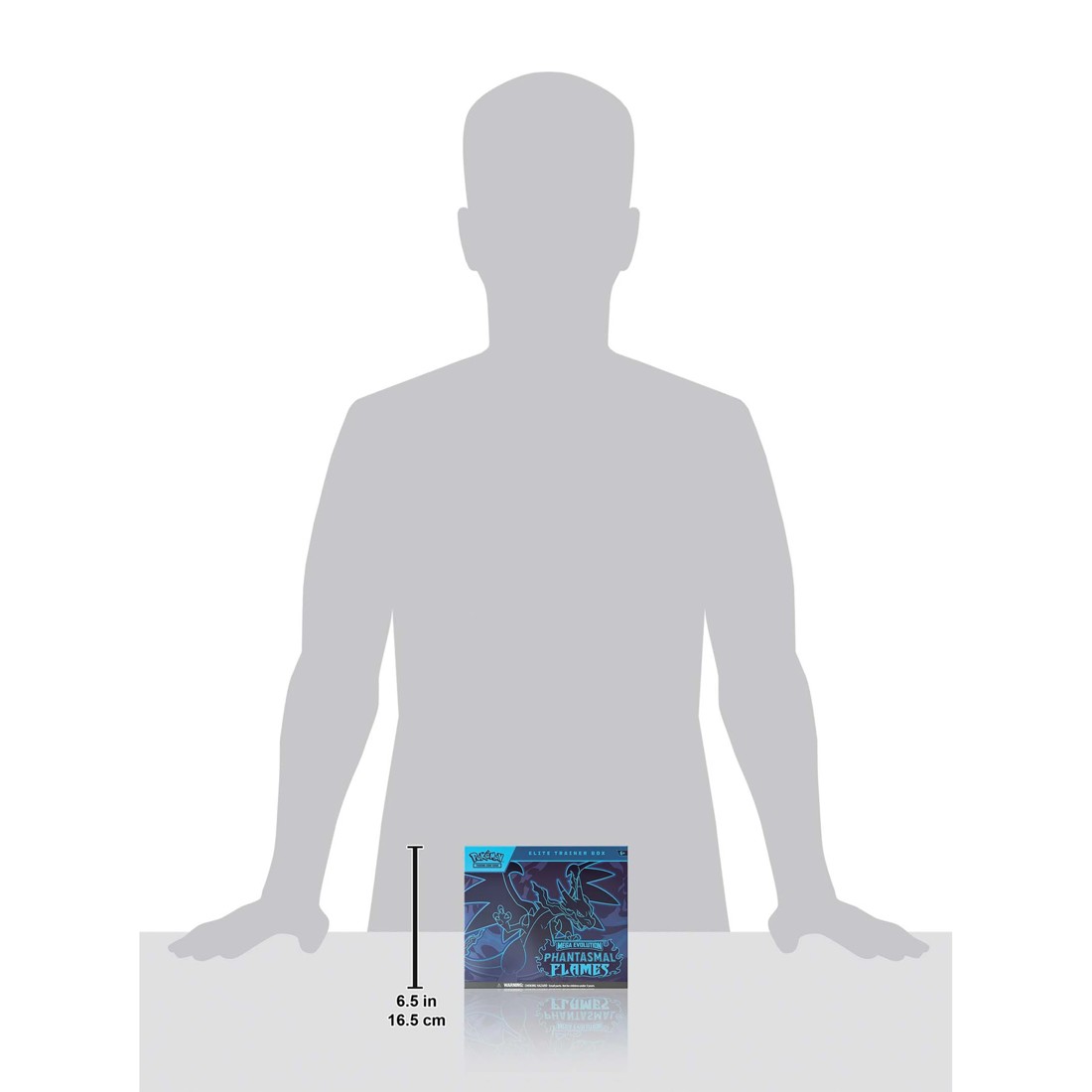 6 Pokemon Trading Card Game: Mega Evolution - Phantasmal Flames Elite Trainer Box, 6 of 6