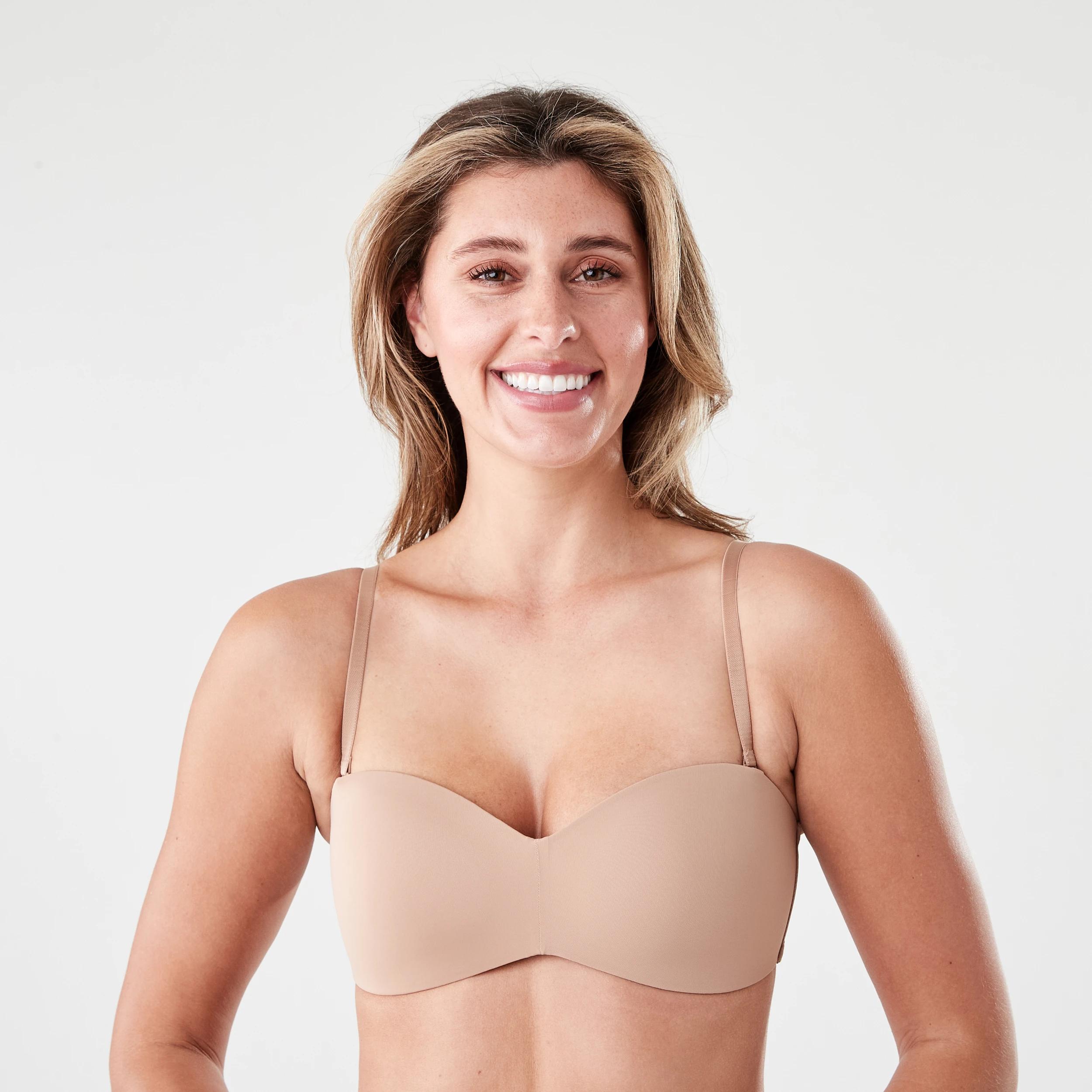 2 Wirefree Smooth Bandeau Bra MAPLE SYRUP, 2 of 7