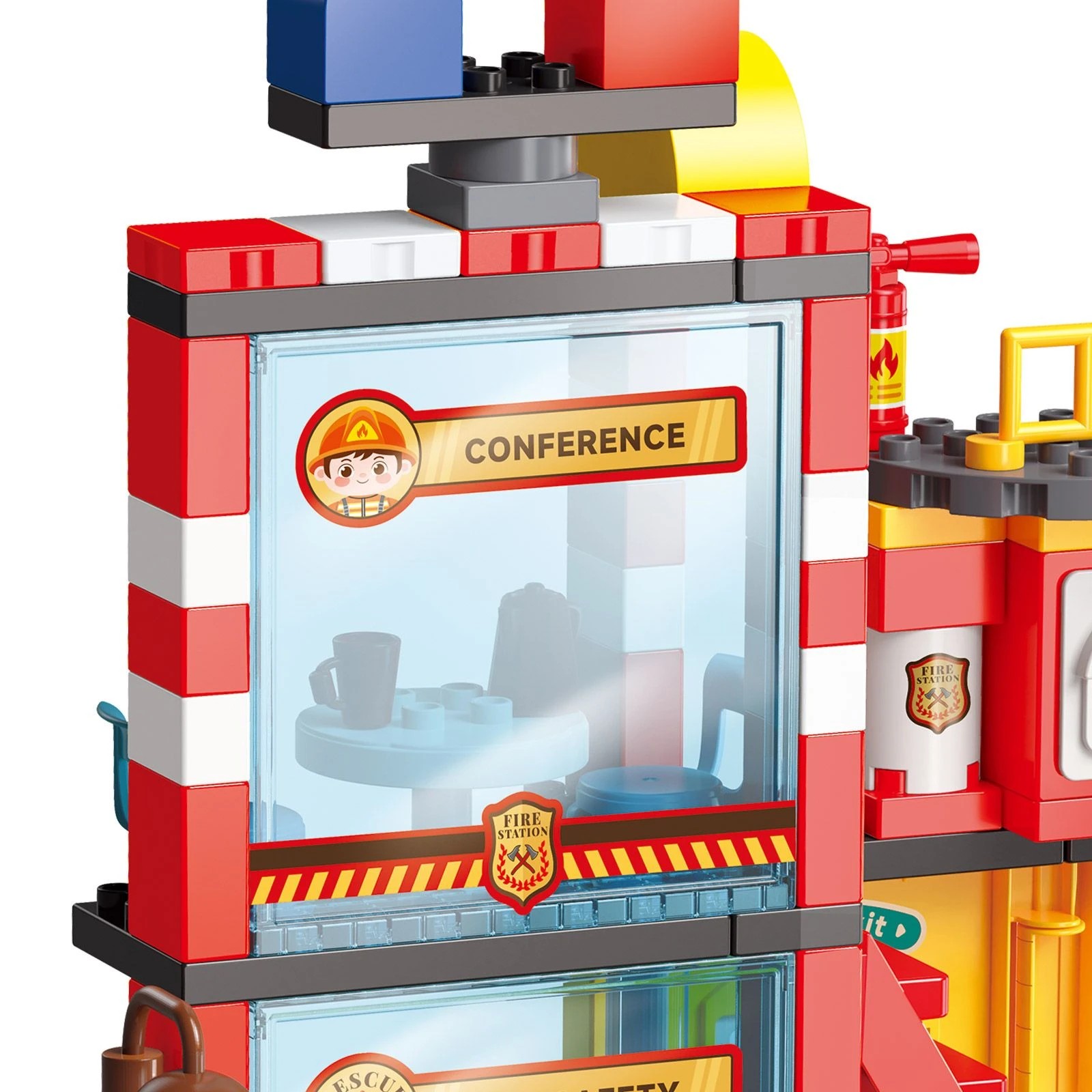 5 Ausway 173PCS Fire Station Building Blocks Set Pretend Rescue Construction Playset, STEM Educational Toys, 5 of 6