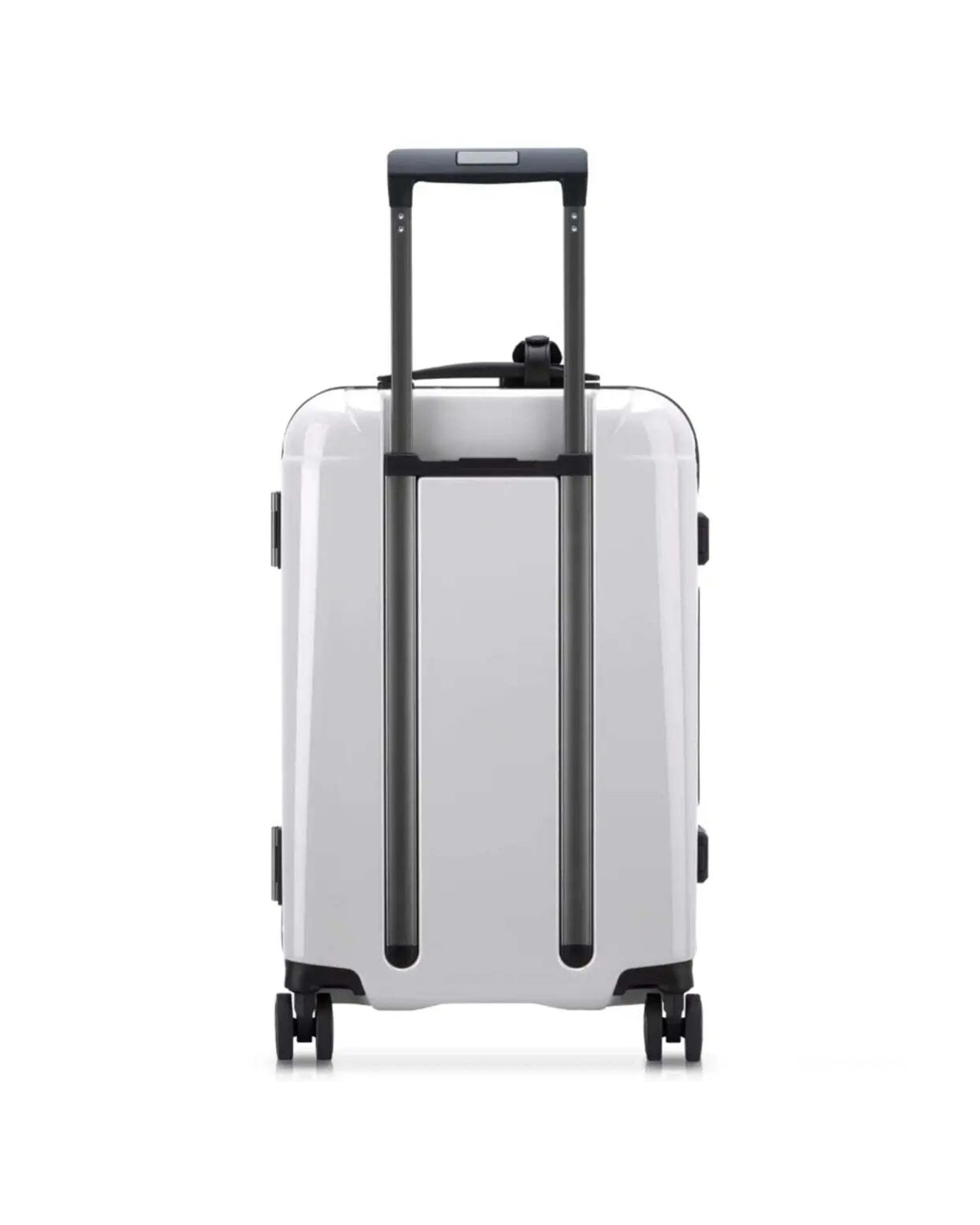 3 Delsey Peugeot 55 cm 4-Wheel Cabin Suitcase USB Port TSA Locks Polycarbonate - White, 3 of 4