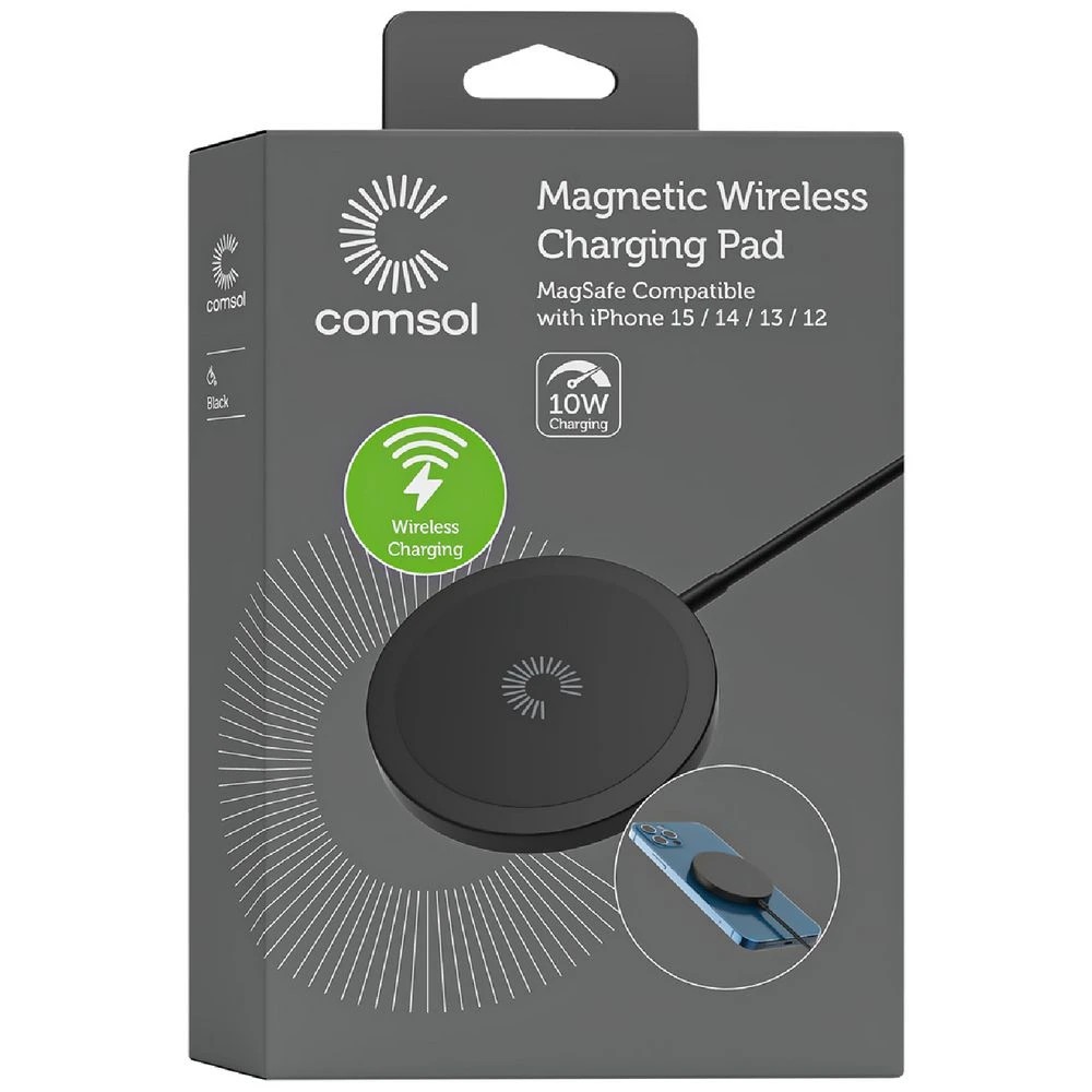 5 Comsol Magnetic Wireless Charging Pad 10W for iPhone 14/13/12, 5 of 6