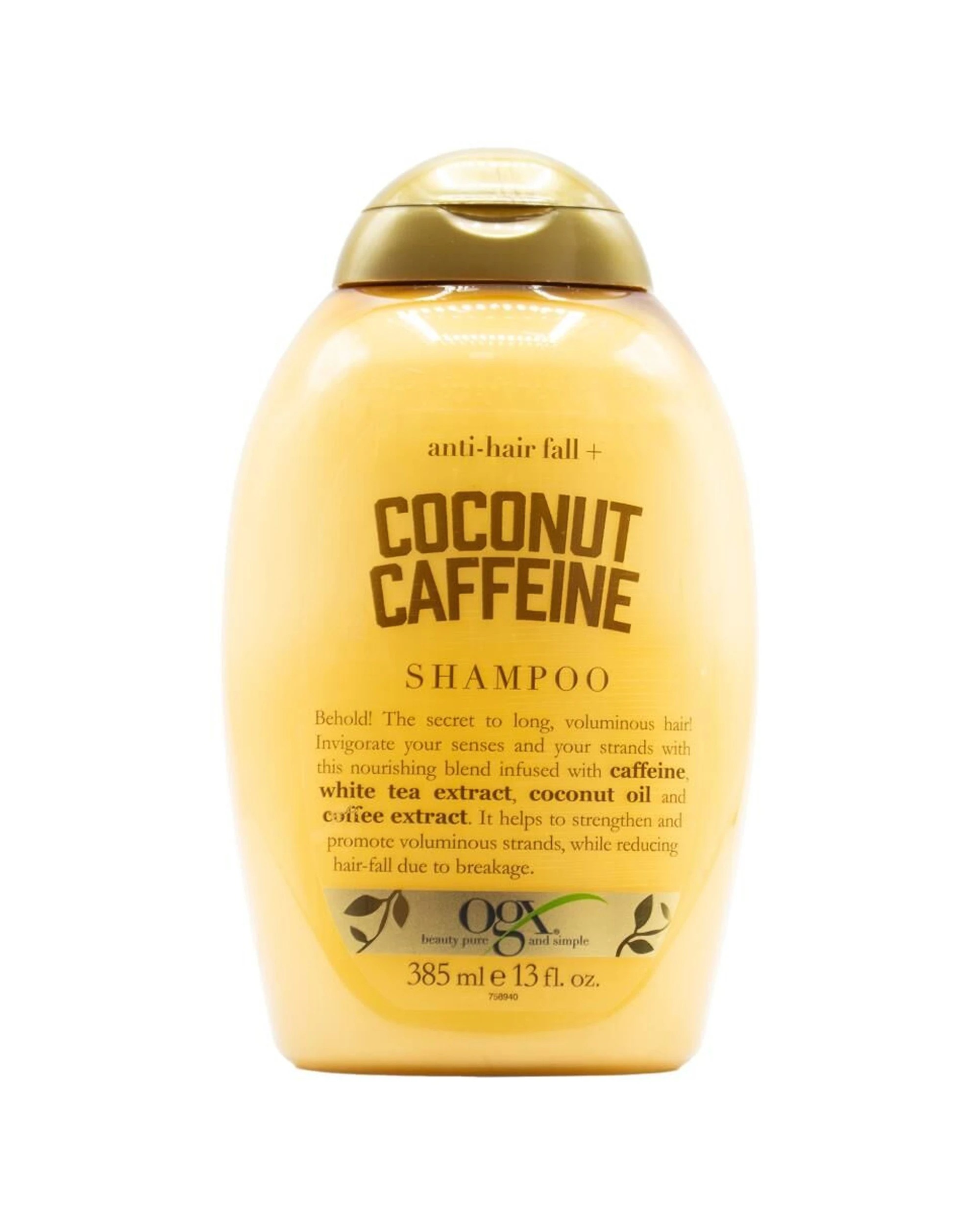 2 OGX 6PK Shampoo Anti-Hair Fall Coconut Caffeine Strengthening 385ml - Multi, 2 of 3